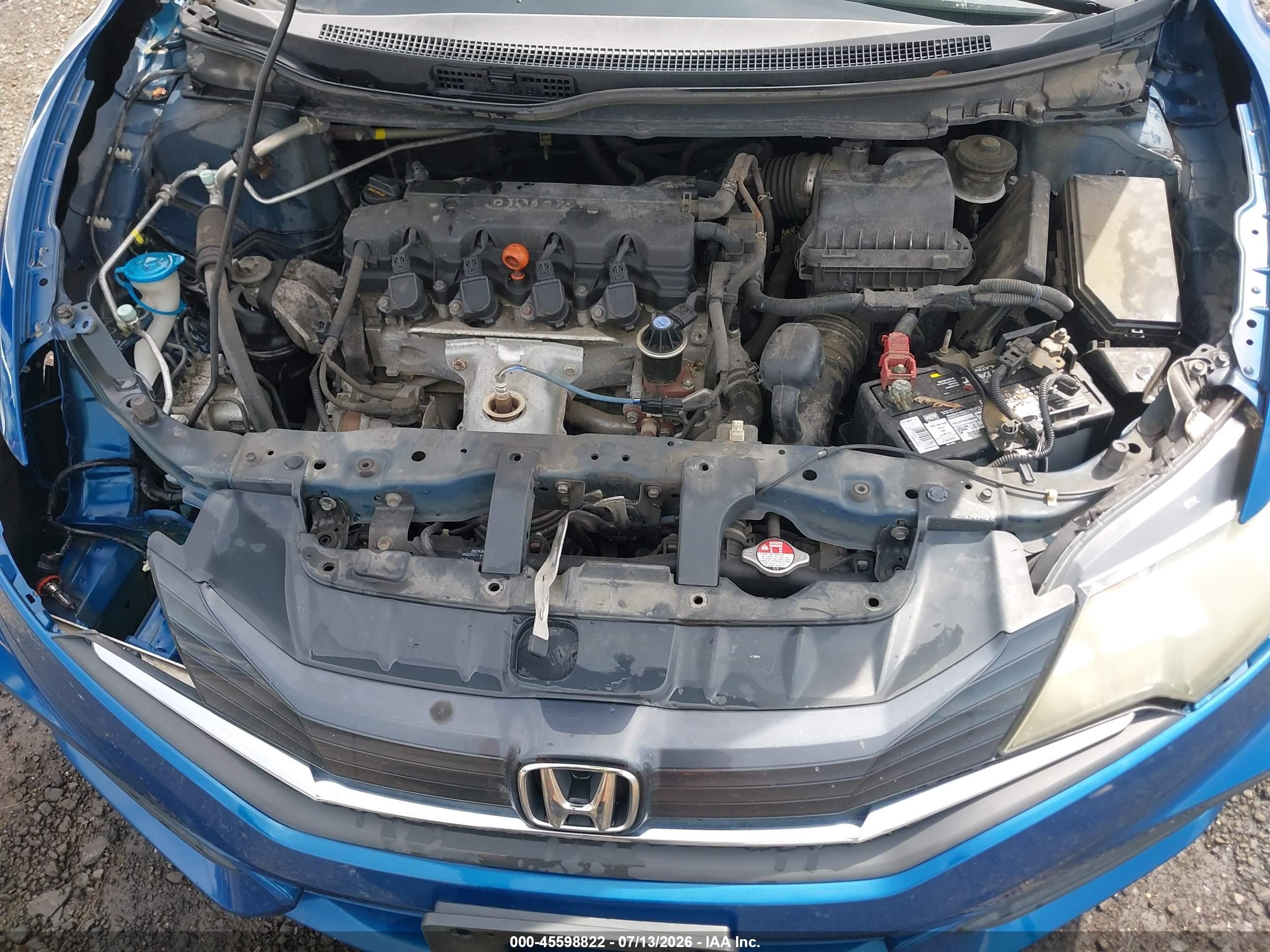 2014 Honda Civic Ex Blue vin: 2HGFG3B89EH525671