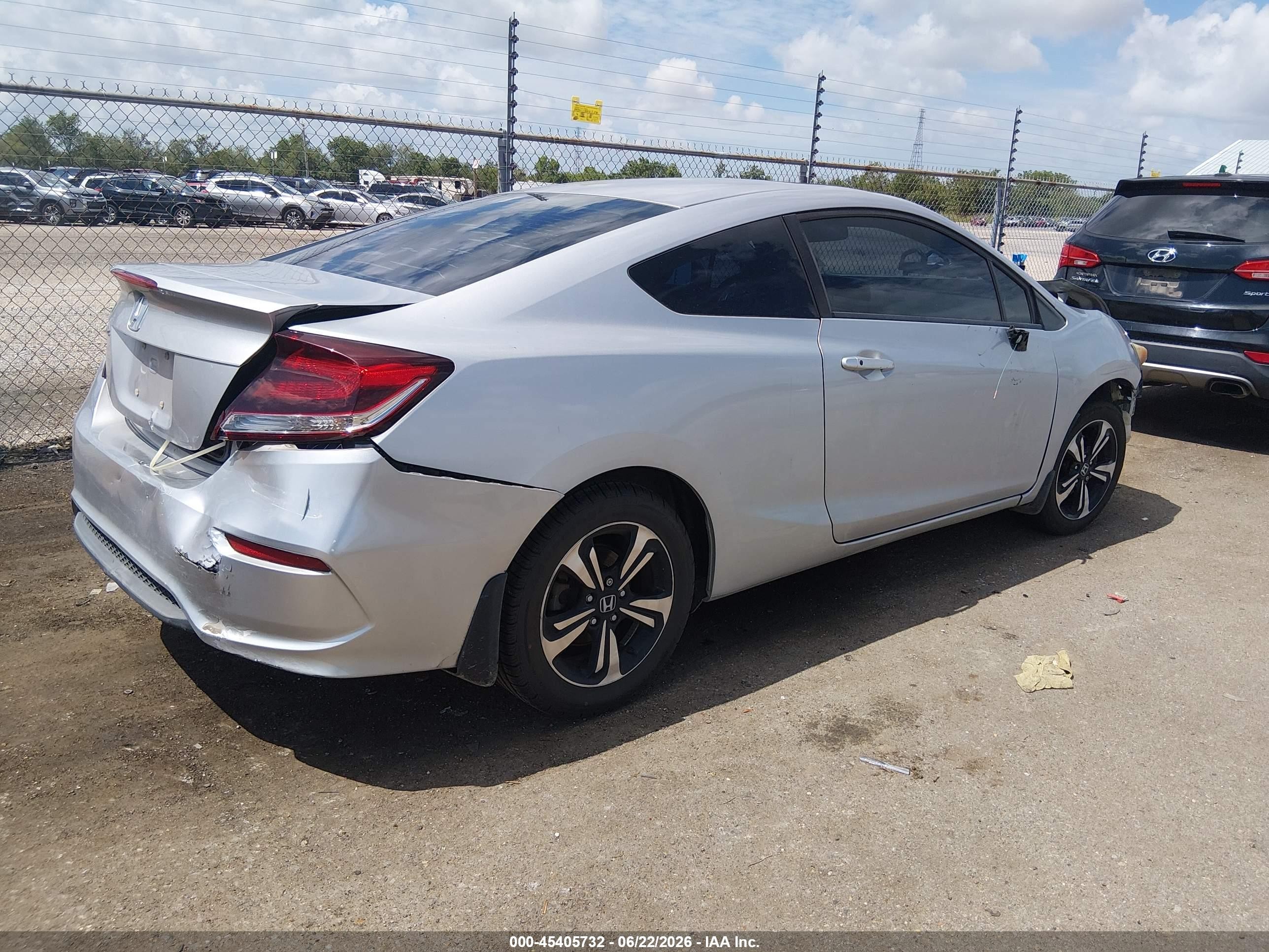 2015 Honda Civic Ex Silver vin: 2HGFG3B89FH501694