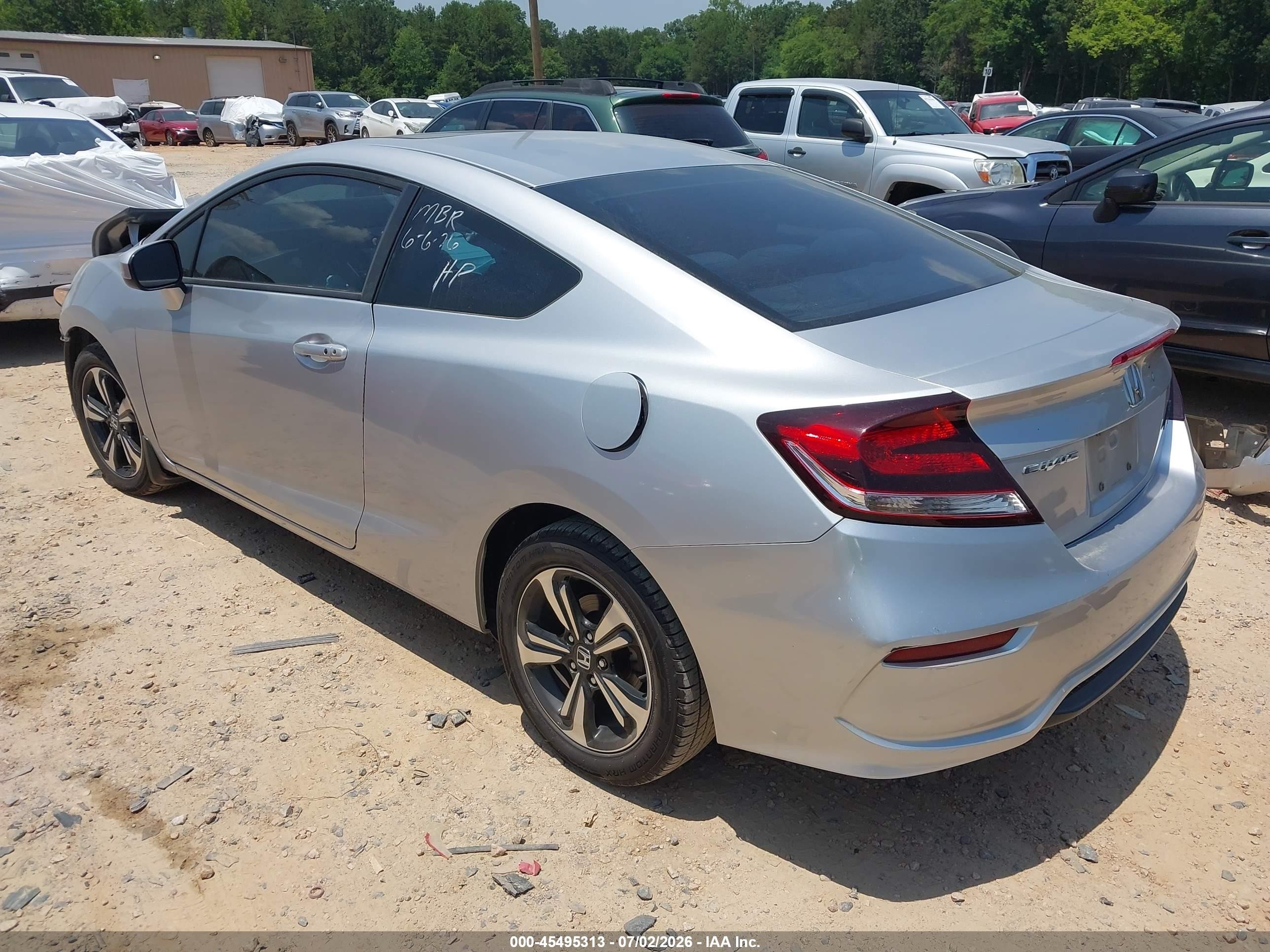 2015 Honda Civic Ex Silver vin: 2HGFG3B89FH508130