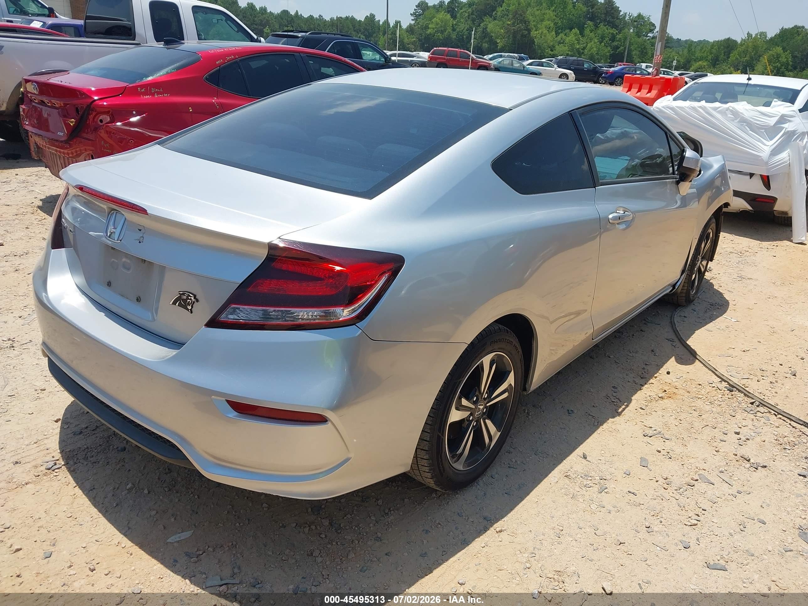 2015 Honda Civic Ex Silver vin: 2HGFG3B89FH508130