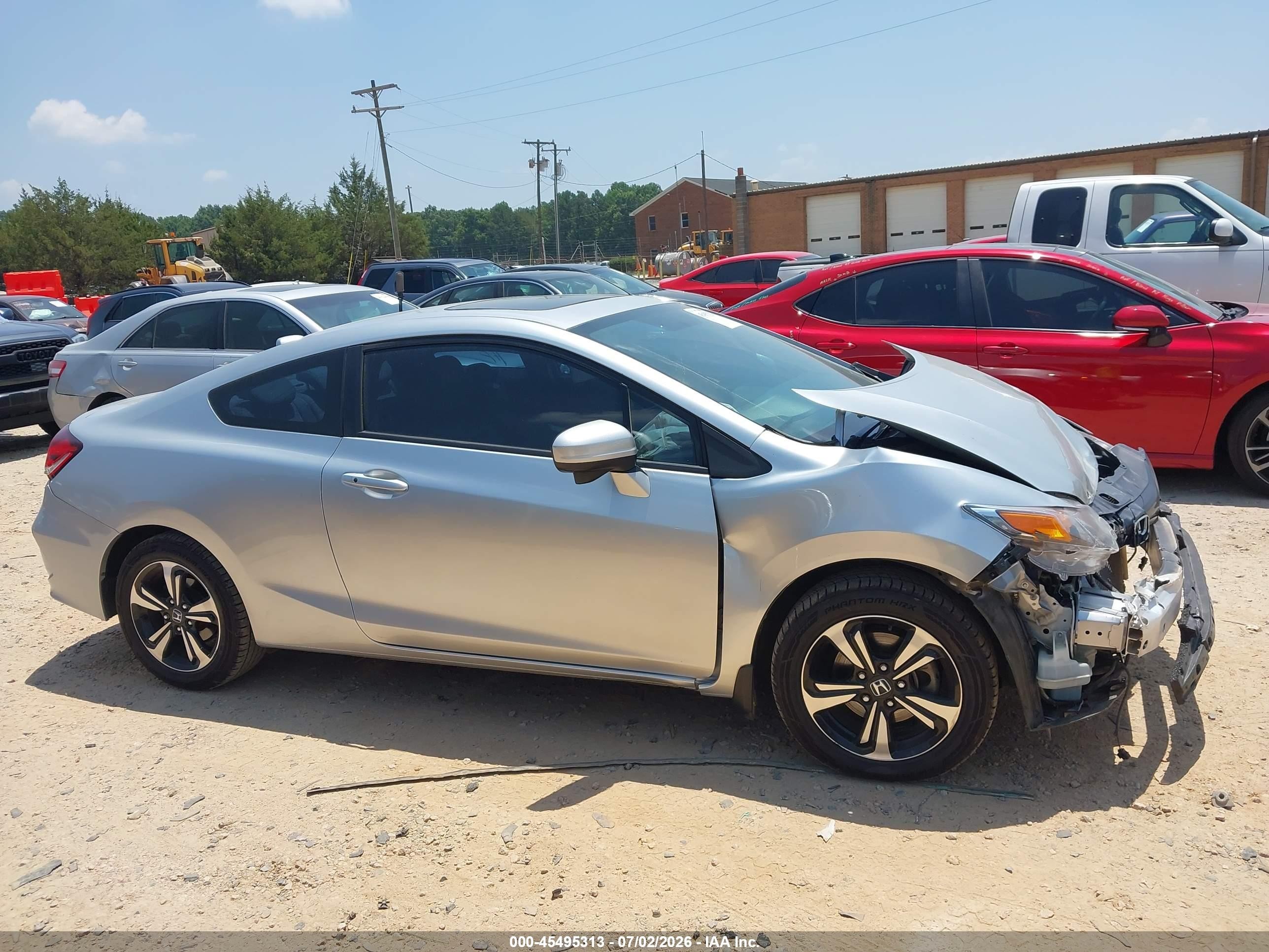 2015 Honda Civic Ex Silver vin: 2HGFG3B89FH508130
