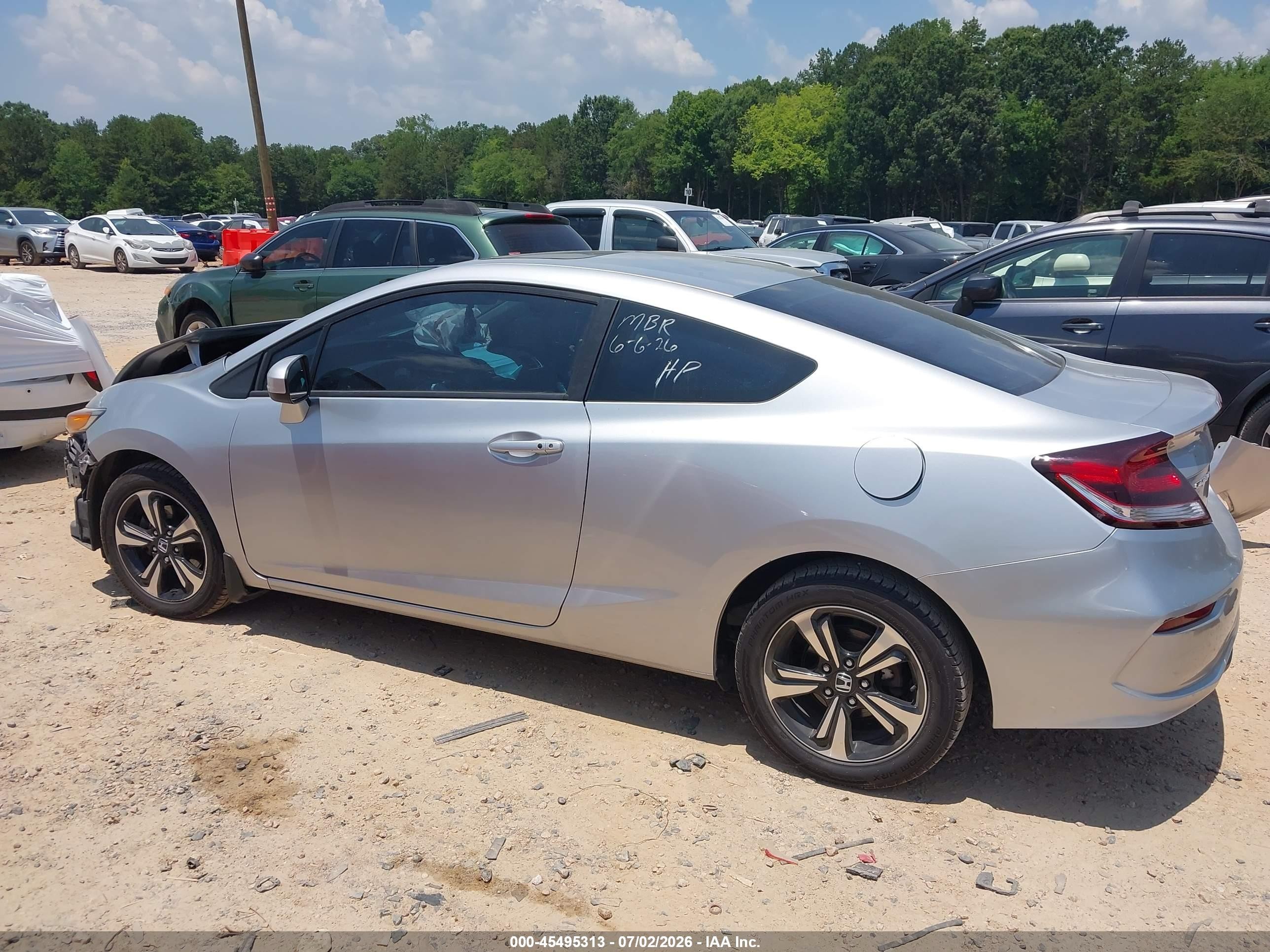 2015 Honda Civic Ex Silver vin: 2HGFG3B89FH508130