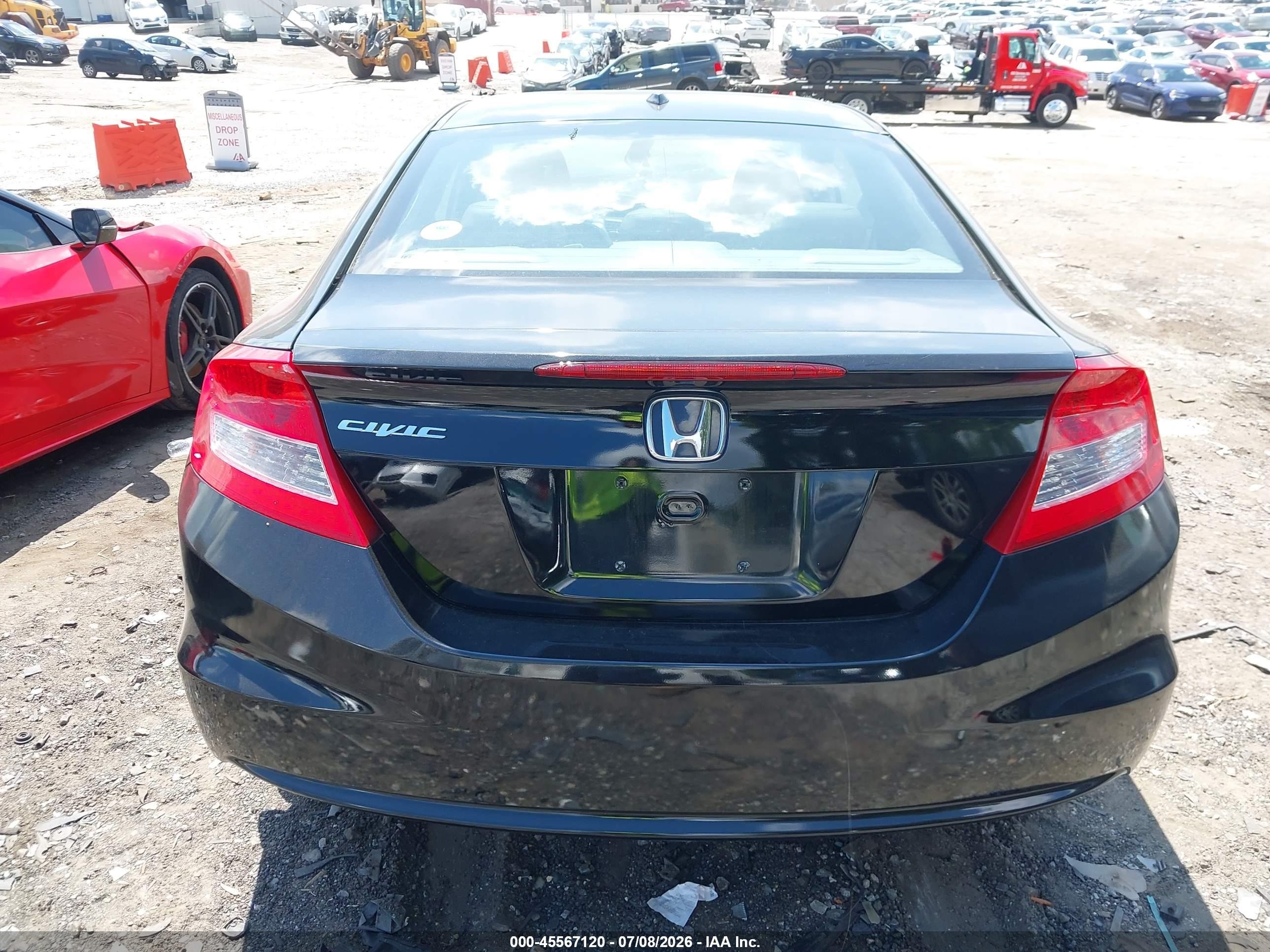 2012 Honda Civic Ex Black vin: 2HGFG3B8XCH504986