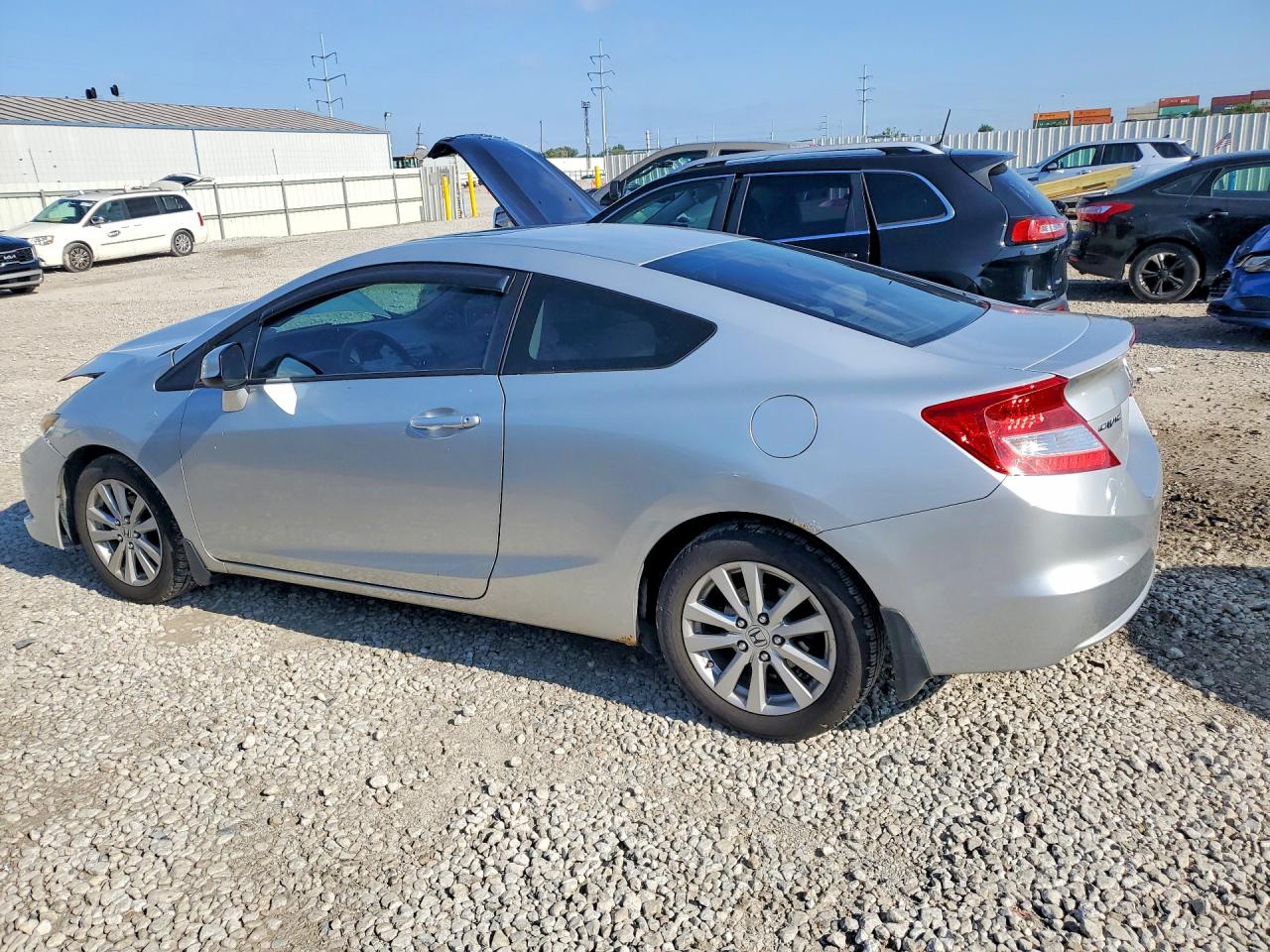 2012 Honda Civic Ex Silver vin: 2HGFG3B8XCH510173