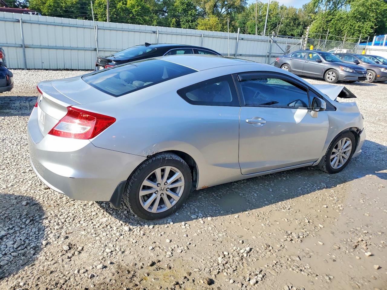 2012 Honda Civic Ex Silver vin: 2HGFG3B8XCH510173