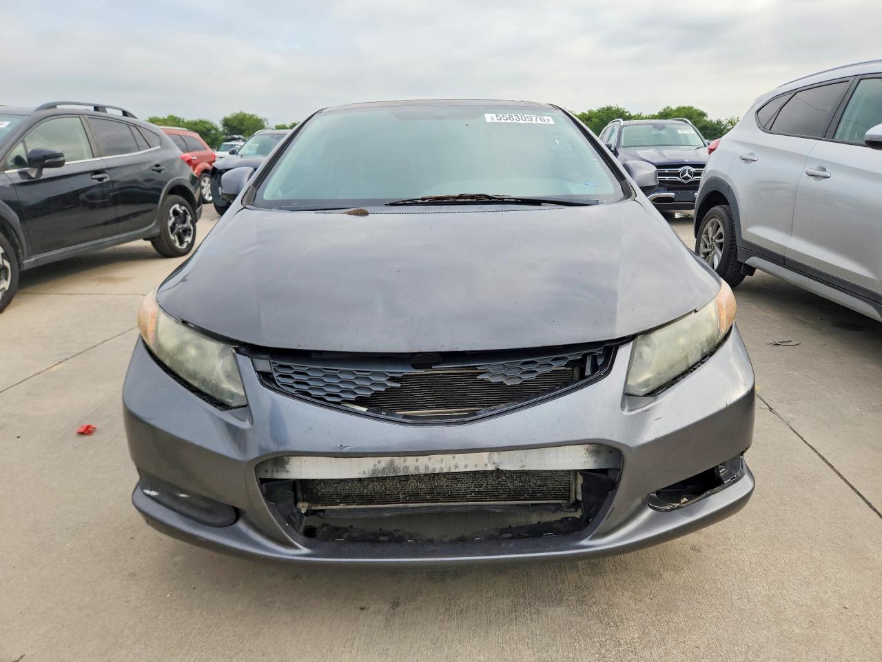 2012 Honda Civic Gray vin: 2HGFG3B8XCH556800