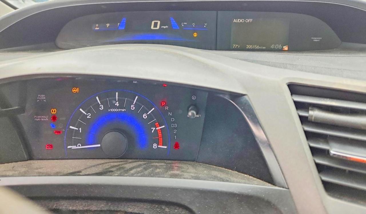 2012 Honda Civic Gray vin: 2HGFG3B8XCH556800