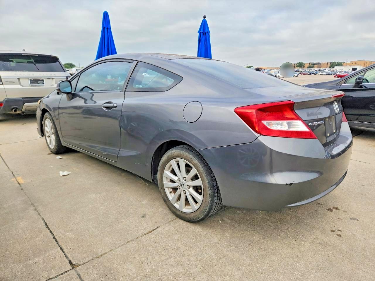 2012 Honda Civic Gray vin: 2HGFG3B8XCH556800