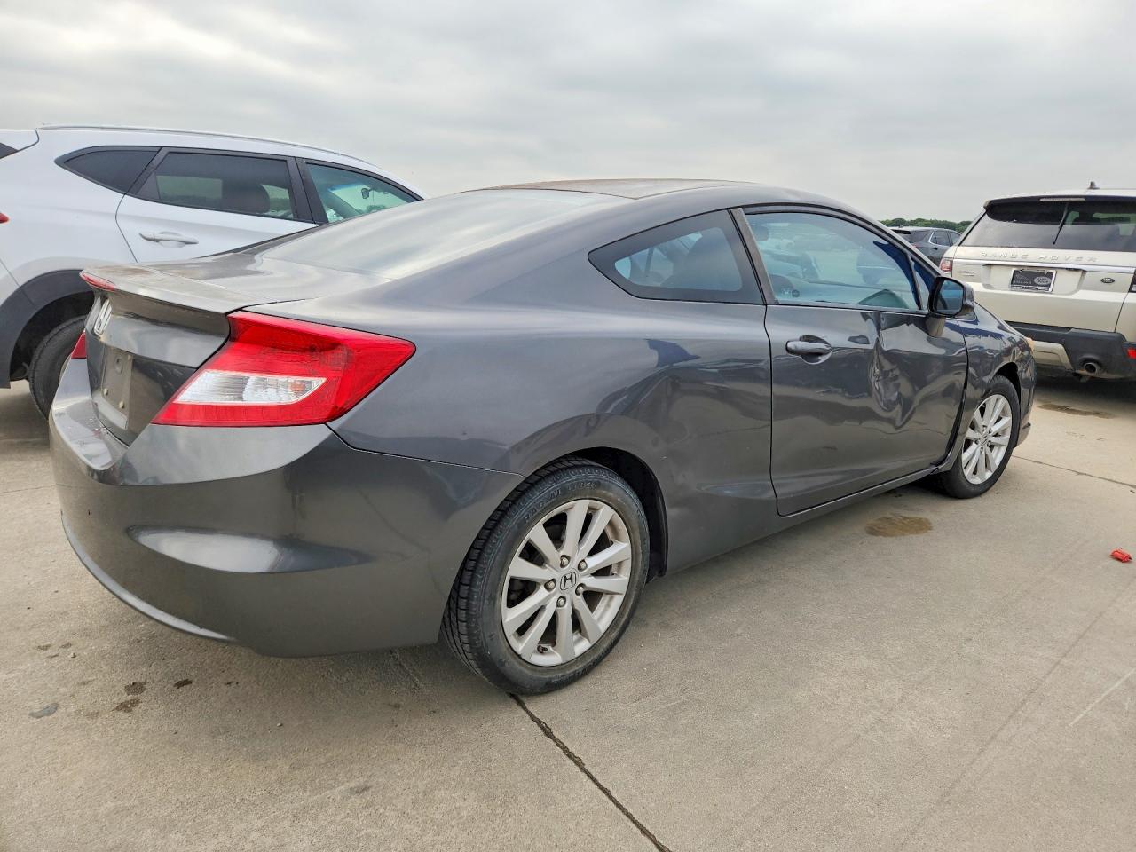 2012 Honda Civic Gray vin: 2HGFG3B8XCH556800