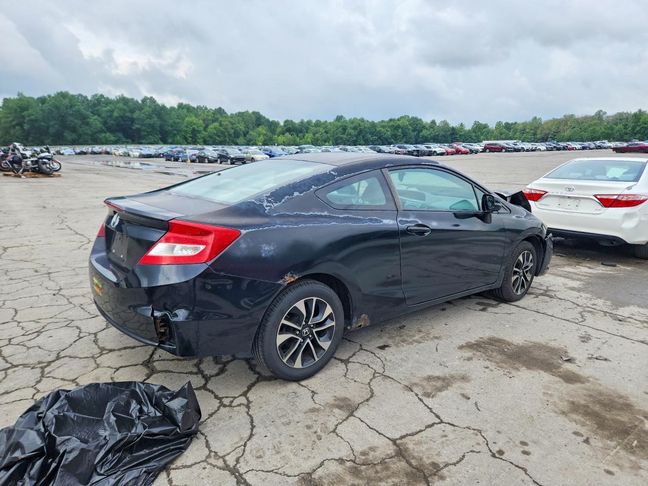2013 Honda Civic Ex Black vin: 2HGFG3B8XDH512829