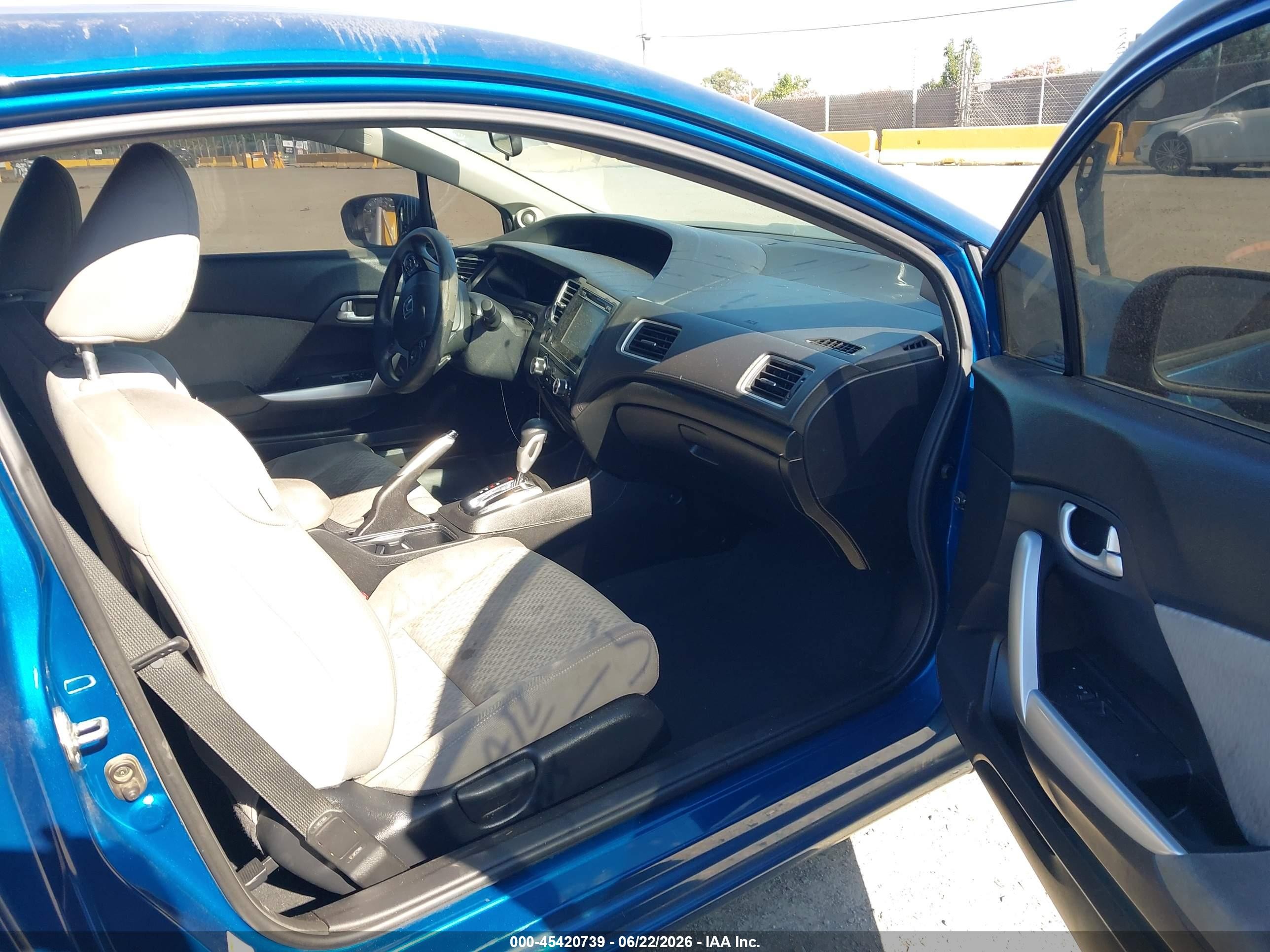 2014 Honda Civic Ex Синий vin: 2HGFG3B8XEH507177