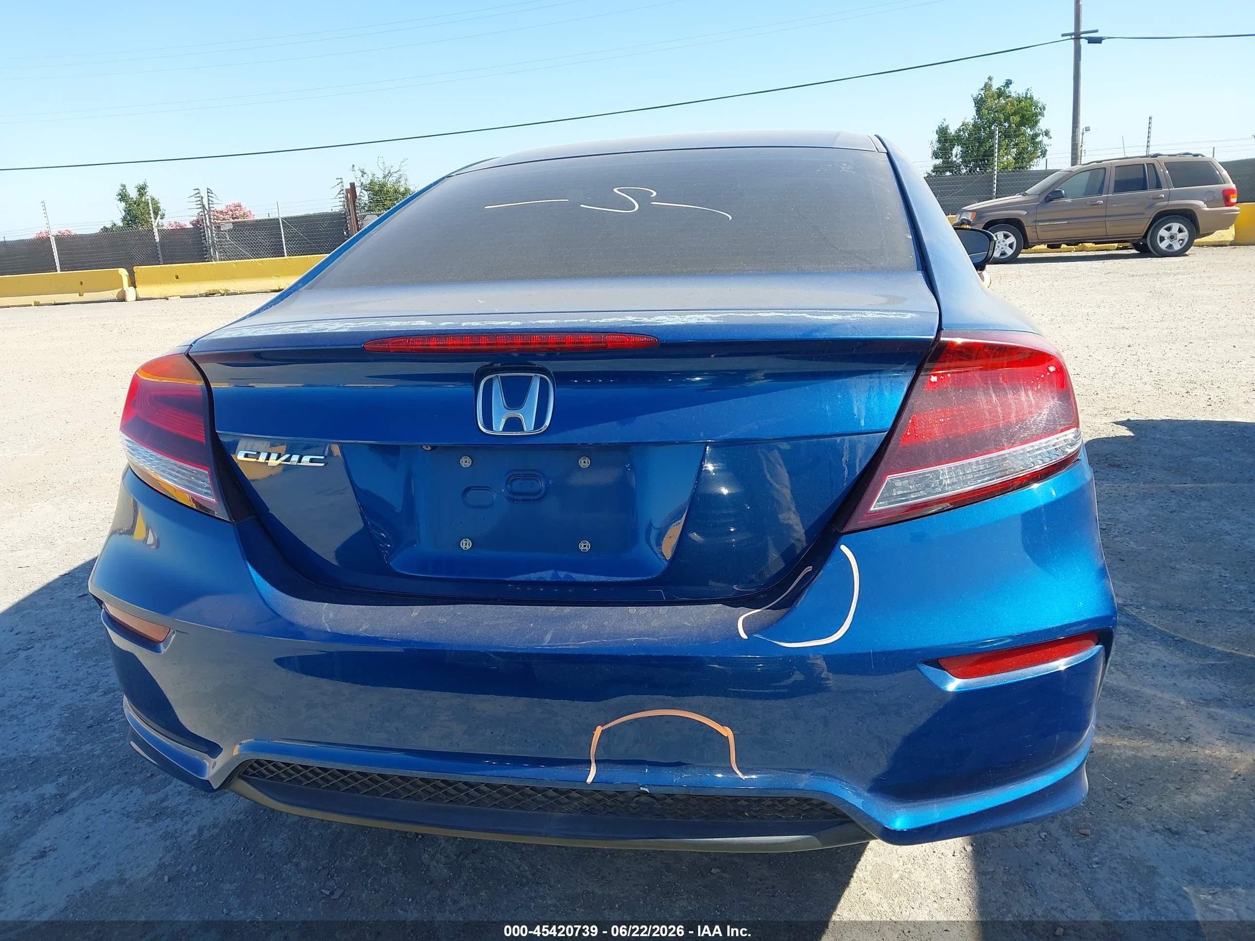 2014 Honda Civic Ex Синий vin: 2HGFG3B8XEH507177