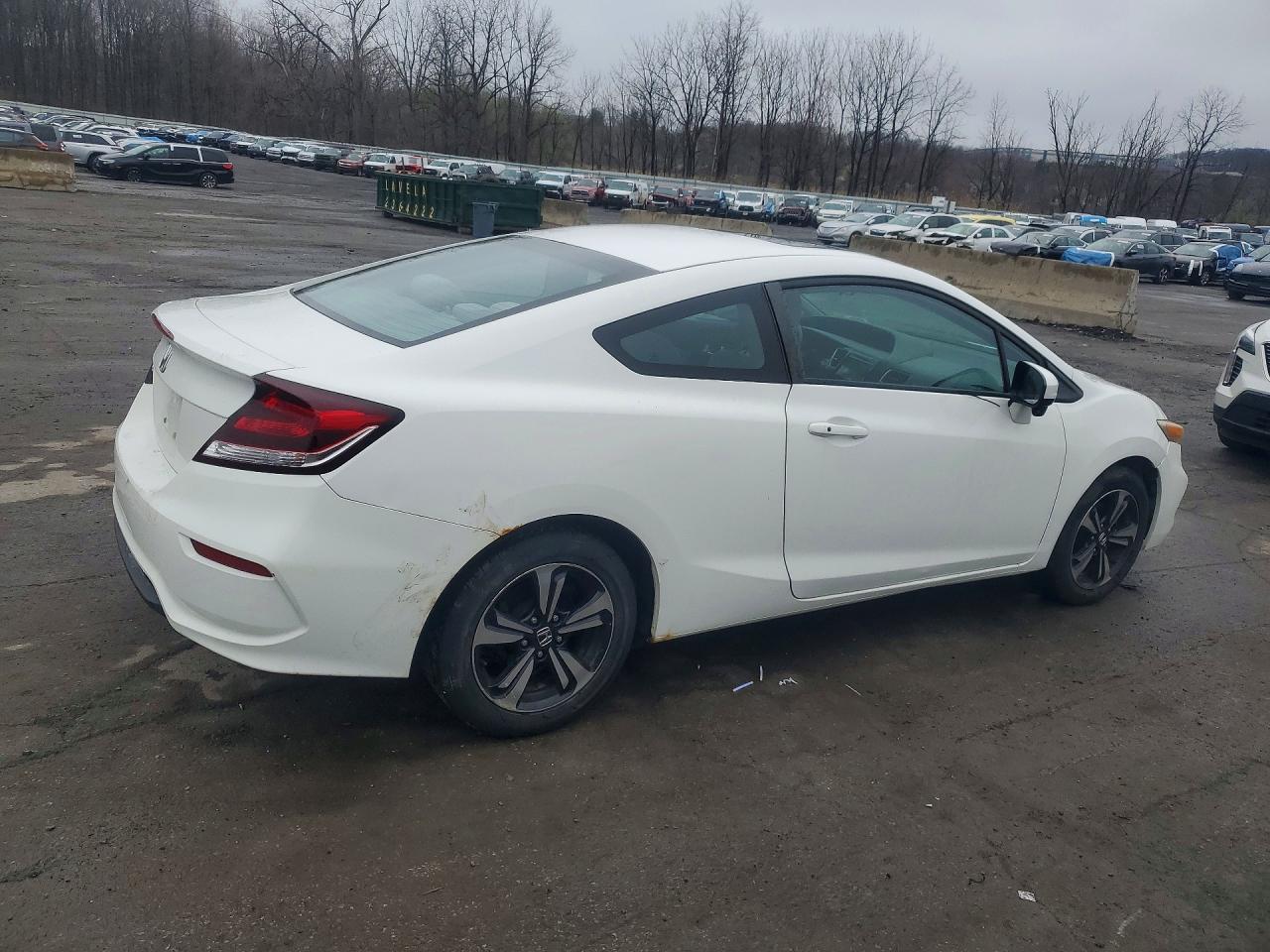 2014 Honda Civic White vin: 2HGFG3B8XEH512105