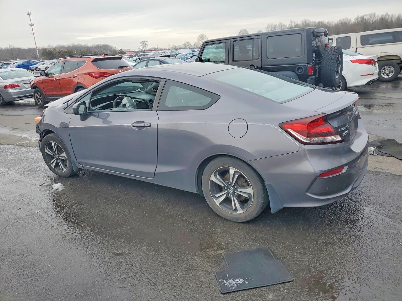 2014 Honda Civic Ex Серый vin: 2HGFG3B8XEH514713