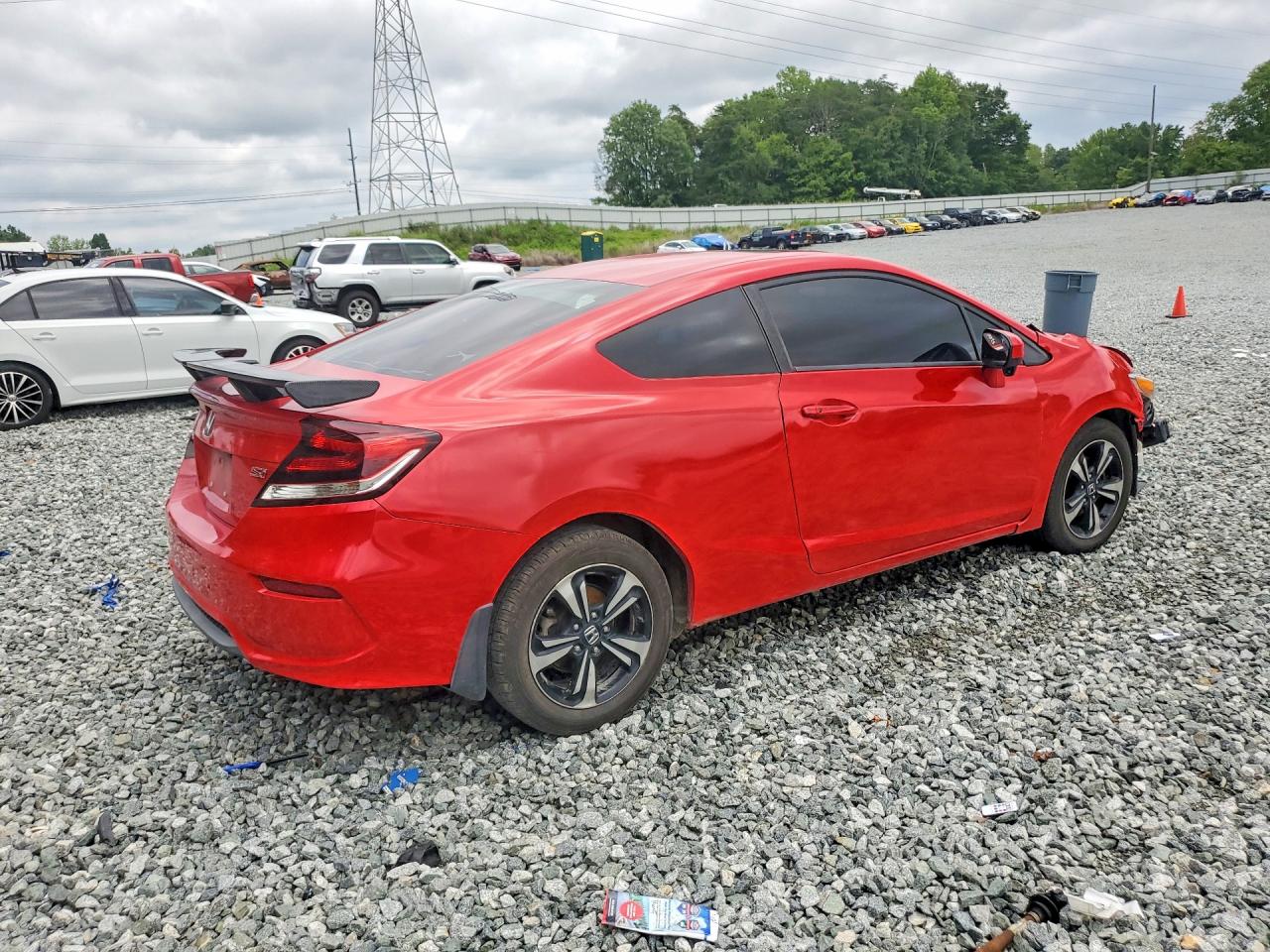 2015 Honda Civic Ex Red vin: 2HGFG3B8XFH512168