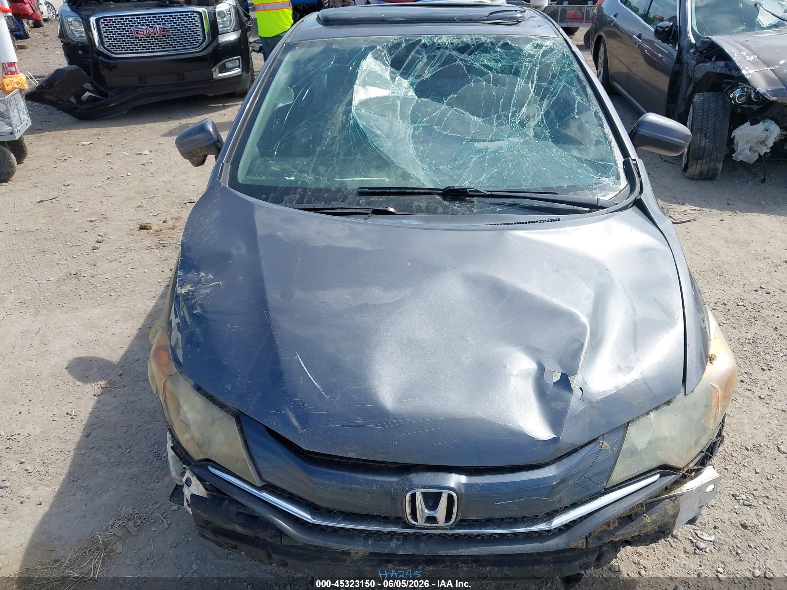 2015 Honda Civic Ex Gray vin: 2HGFG3B8XFH515801