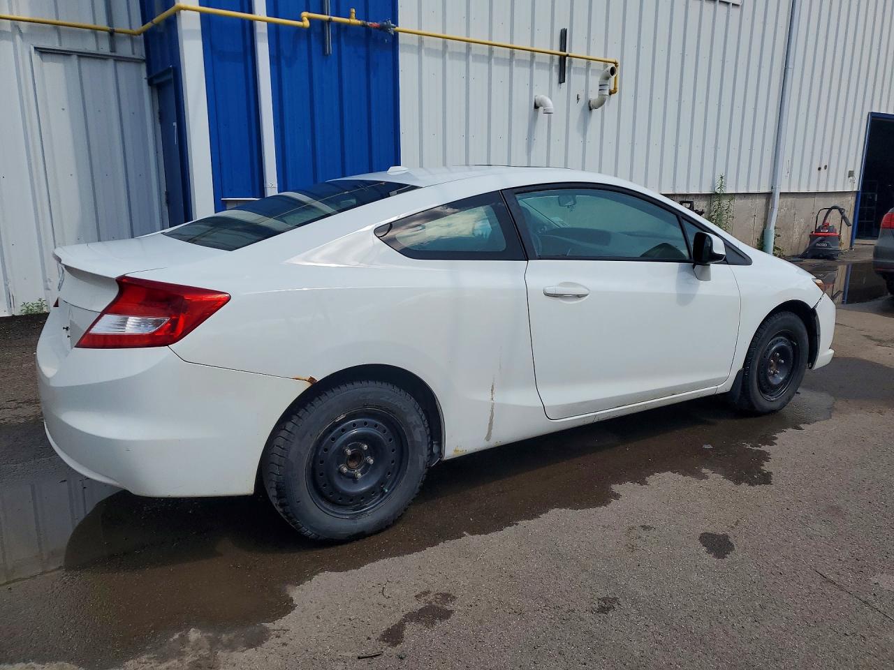 2013 Honda Civic Exl White vin: 2HGFG3B93DH001083