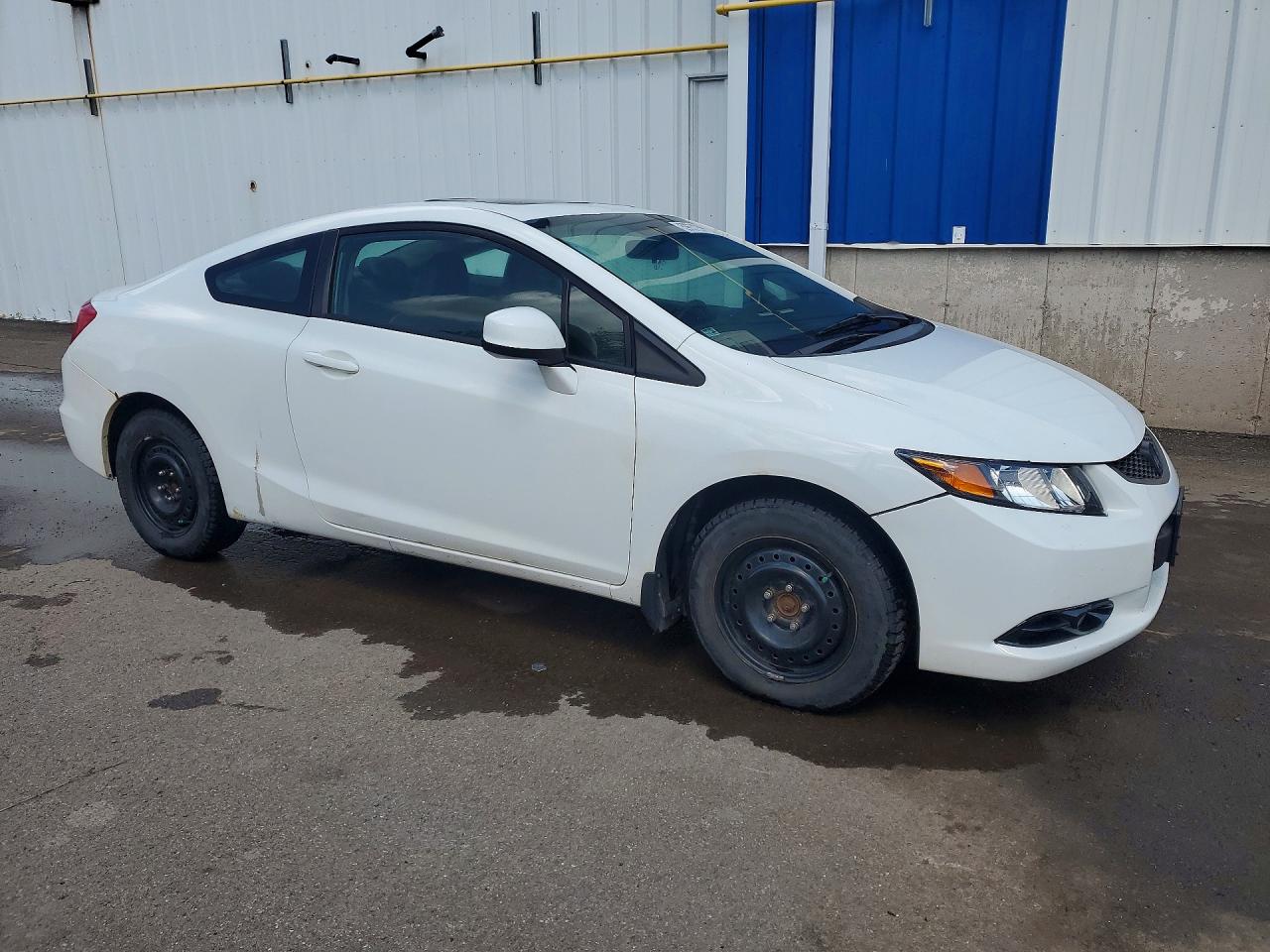 2013 Honda Civic Exl White vin: 2HGFG3B93DH001083