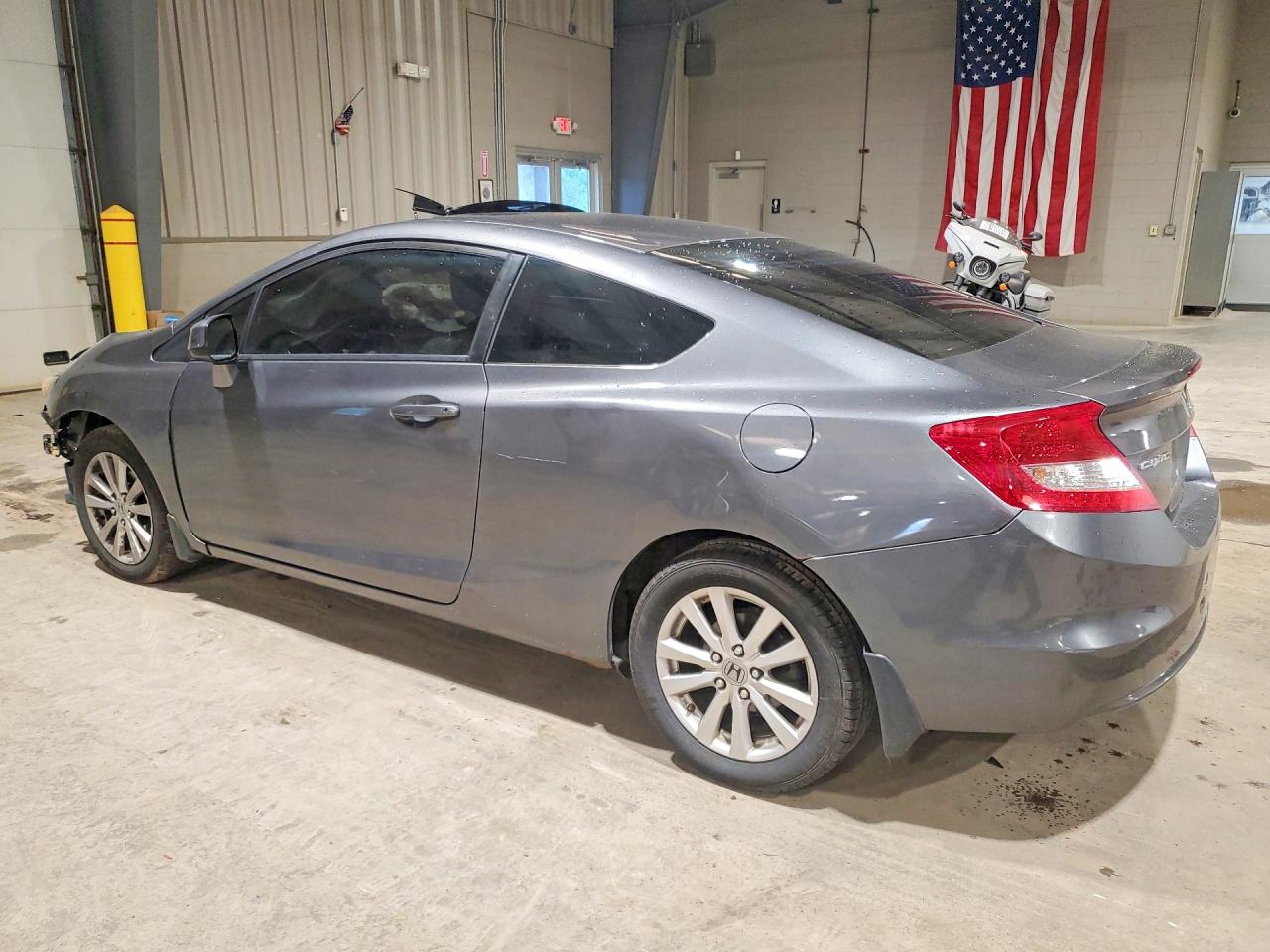 2012 Honda Civic Exl Gray vin: 2HGFG3B96CH517775