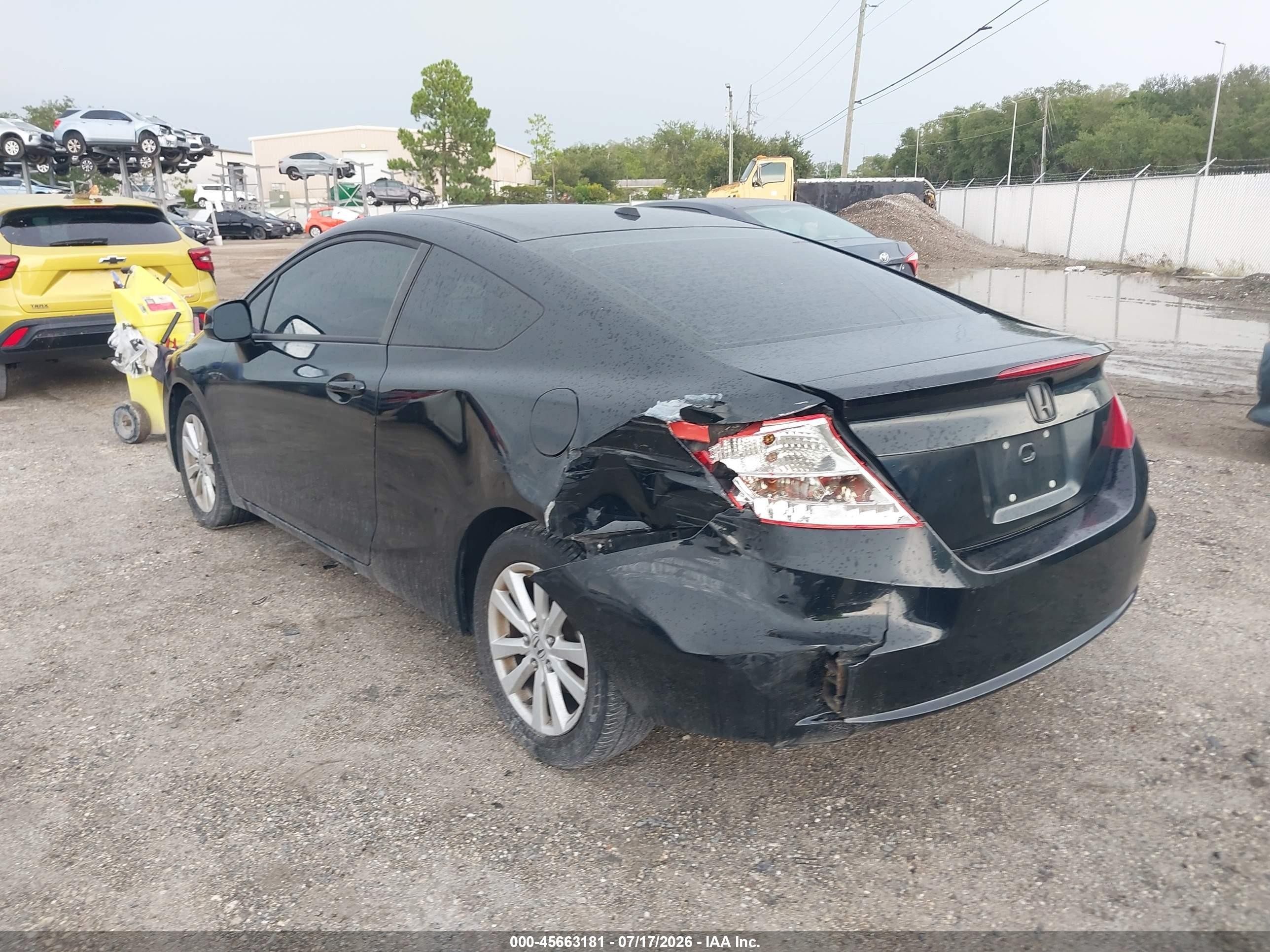 2012 Honda Civic Ex-l Черный vin: 2HGFG3B98CH527563