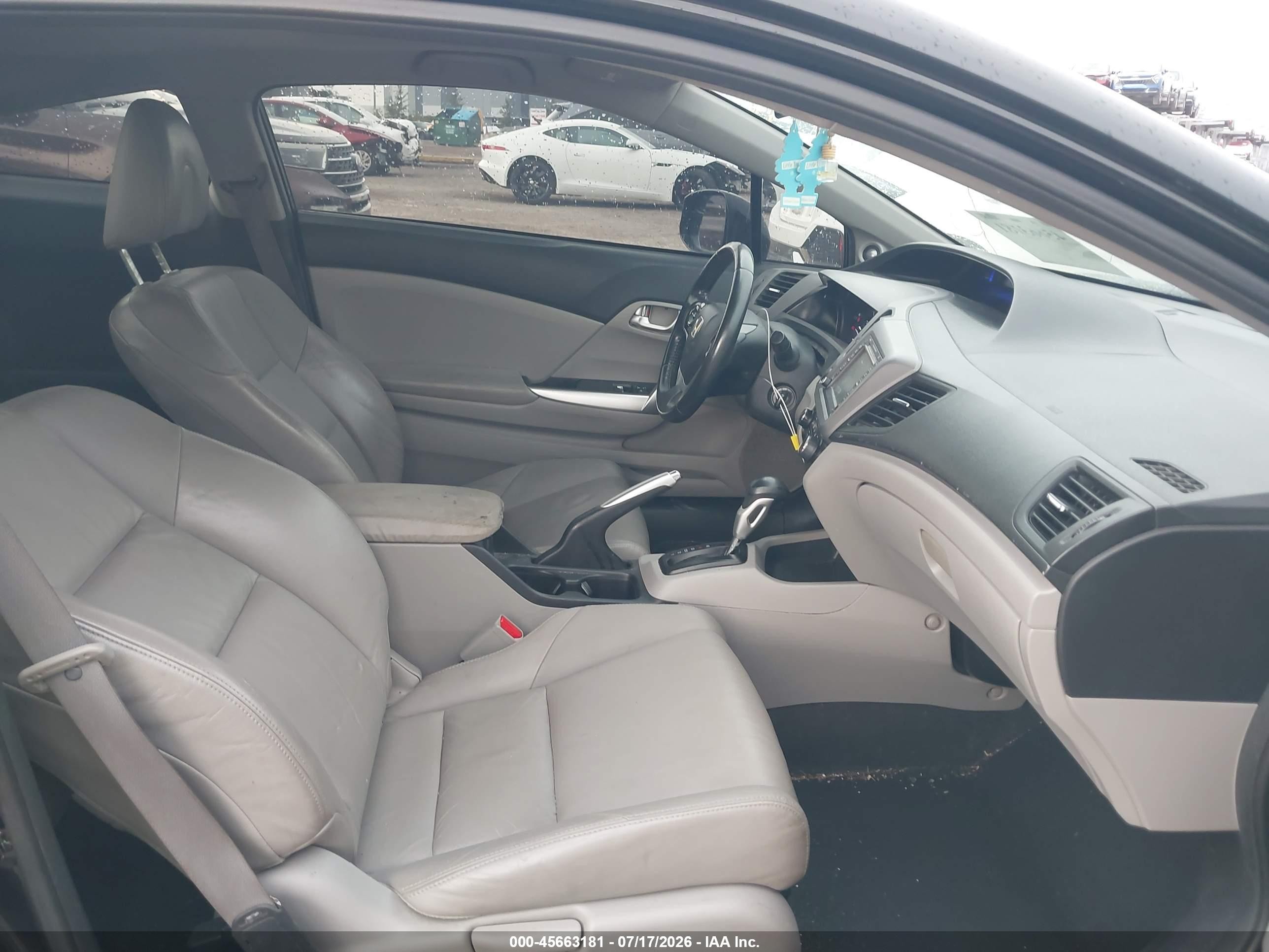 2012 Honda Civic Ex-l Черный vin: 2HGFG3B98CH527563