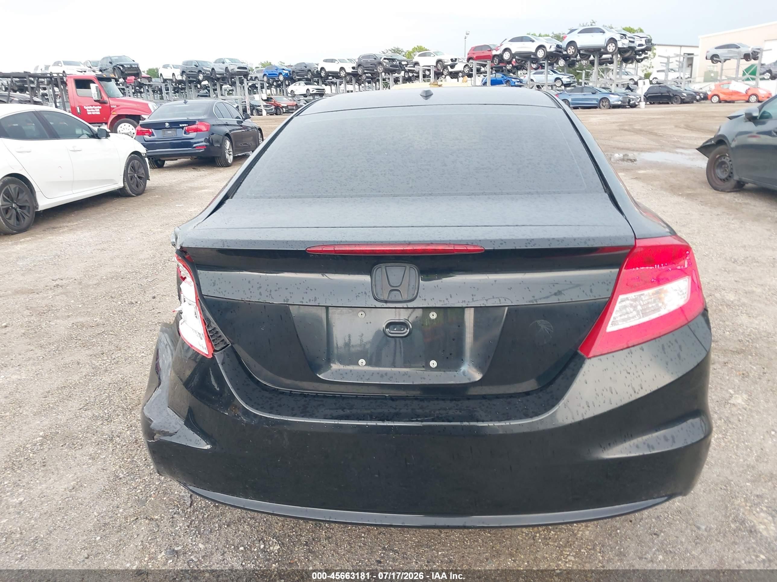2012 Honda Civic Ex-l Черный vin: 2HGFG3B98CH527563