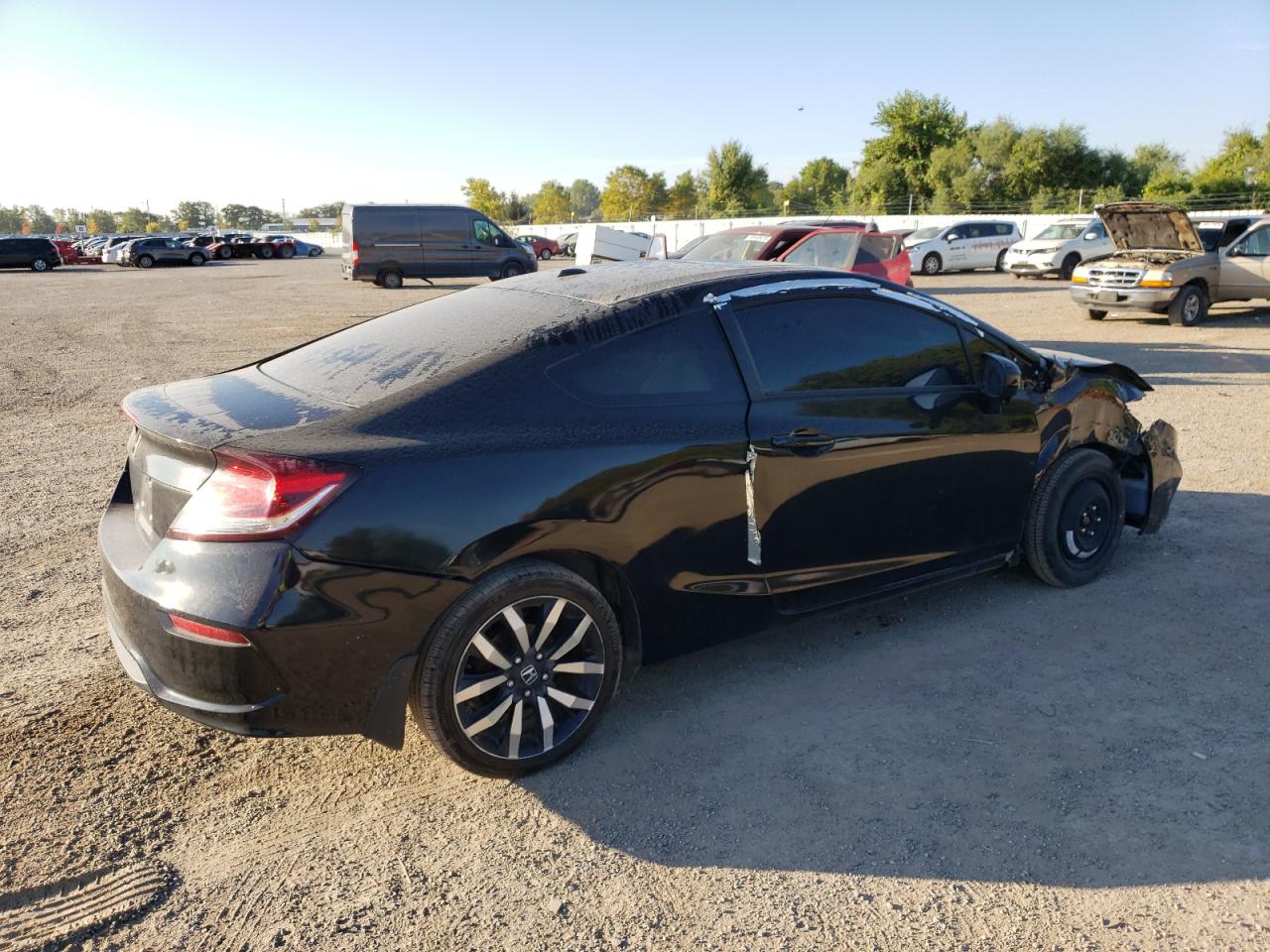 2015 Honda Civic Exl Black vin: 2HGFG3B99FH000636