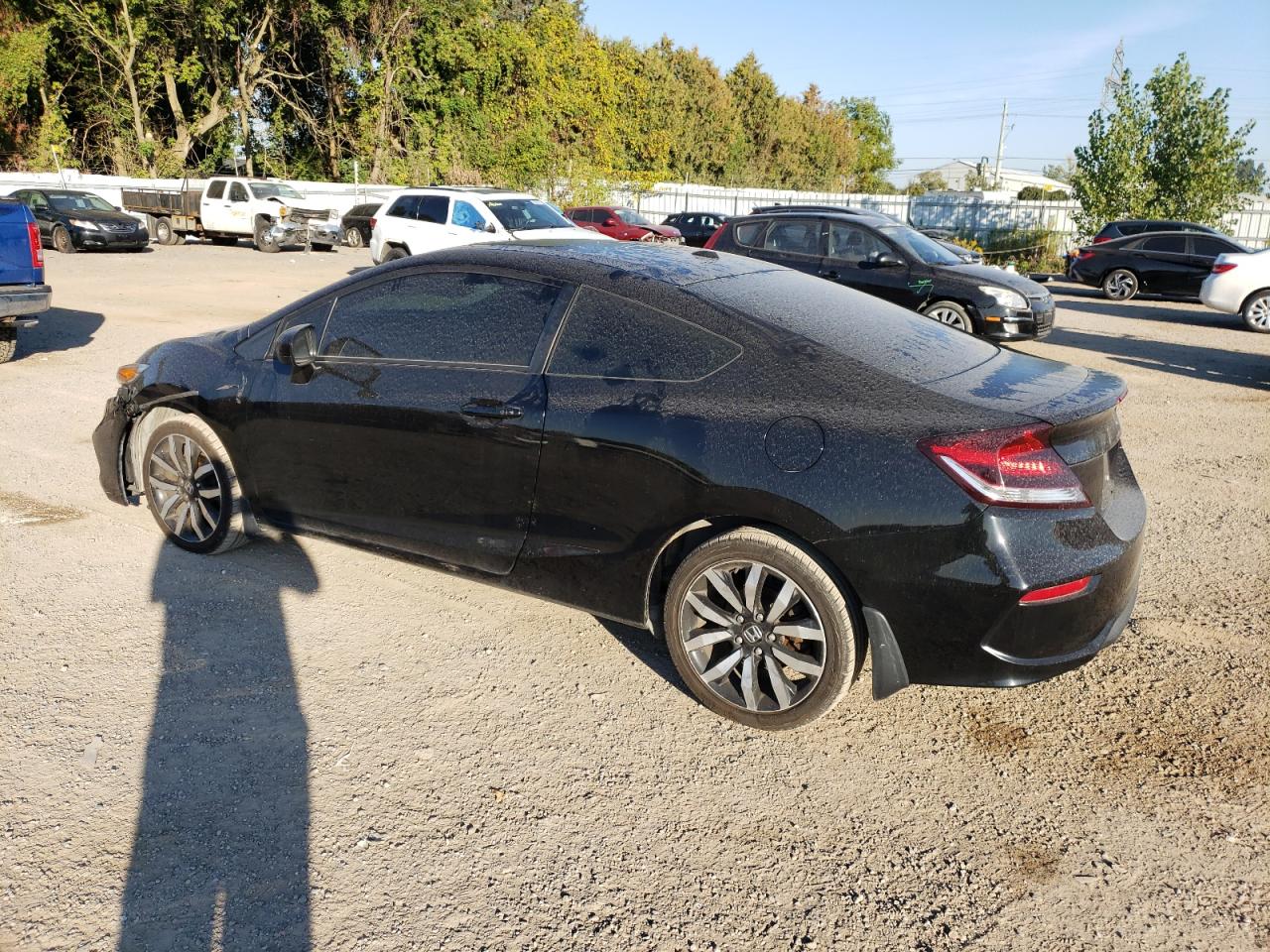 2015 Honda Civic Exl Black vin: 2HGFG3B99FH000636