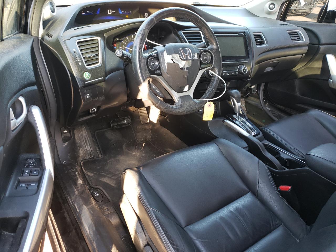 2015 Honda Civic Exl Black vin: 2HGFG3B99FH000636