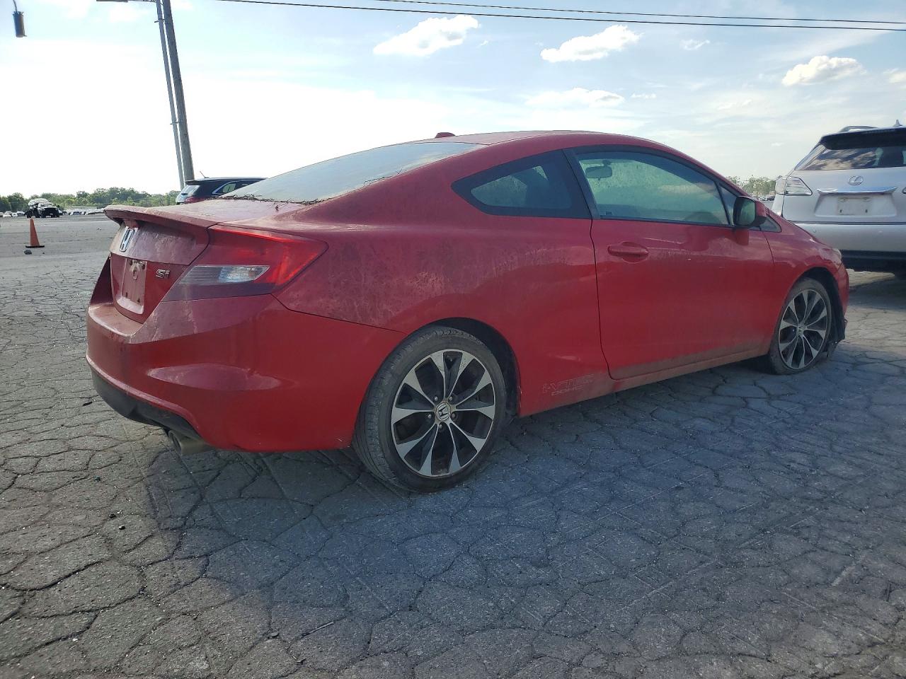 2012 Honda Civic Si Red vin: 2HGFG4A50CH703414