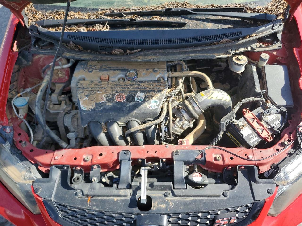 2012 Honda Civic Si Red vin: 2HGFG4A50CH703414