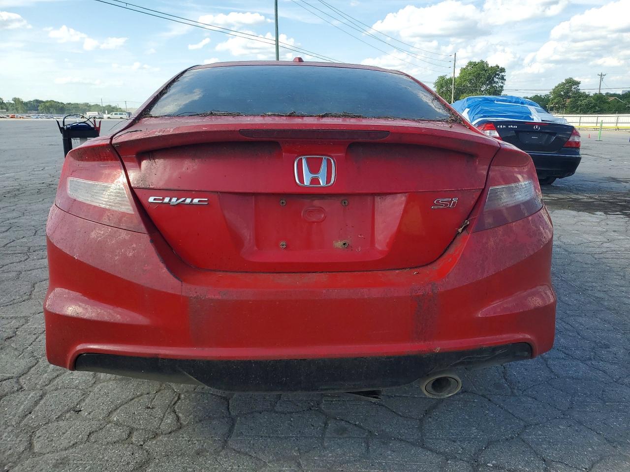 2012 Honda Civic Si Red vin: 2HGFG4A50CH703414