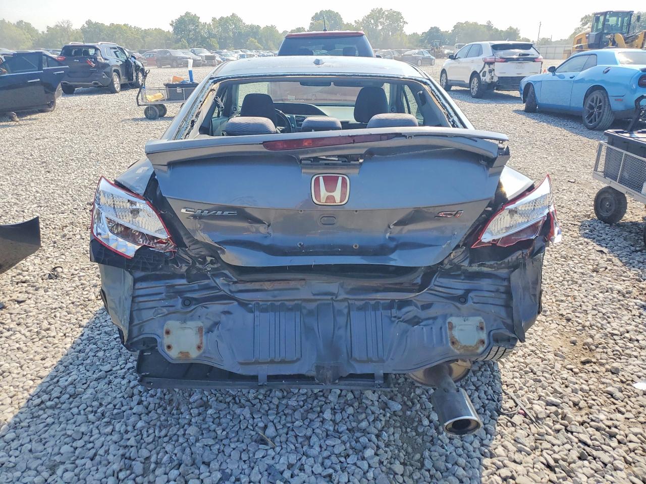 2012 Honda Civic Si Gray vin: 2HGFG4A50CH708449