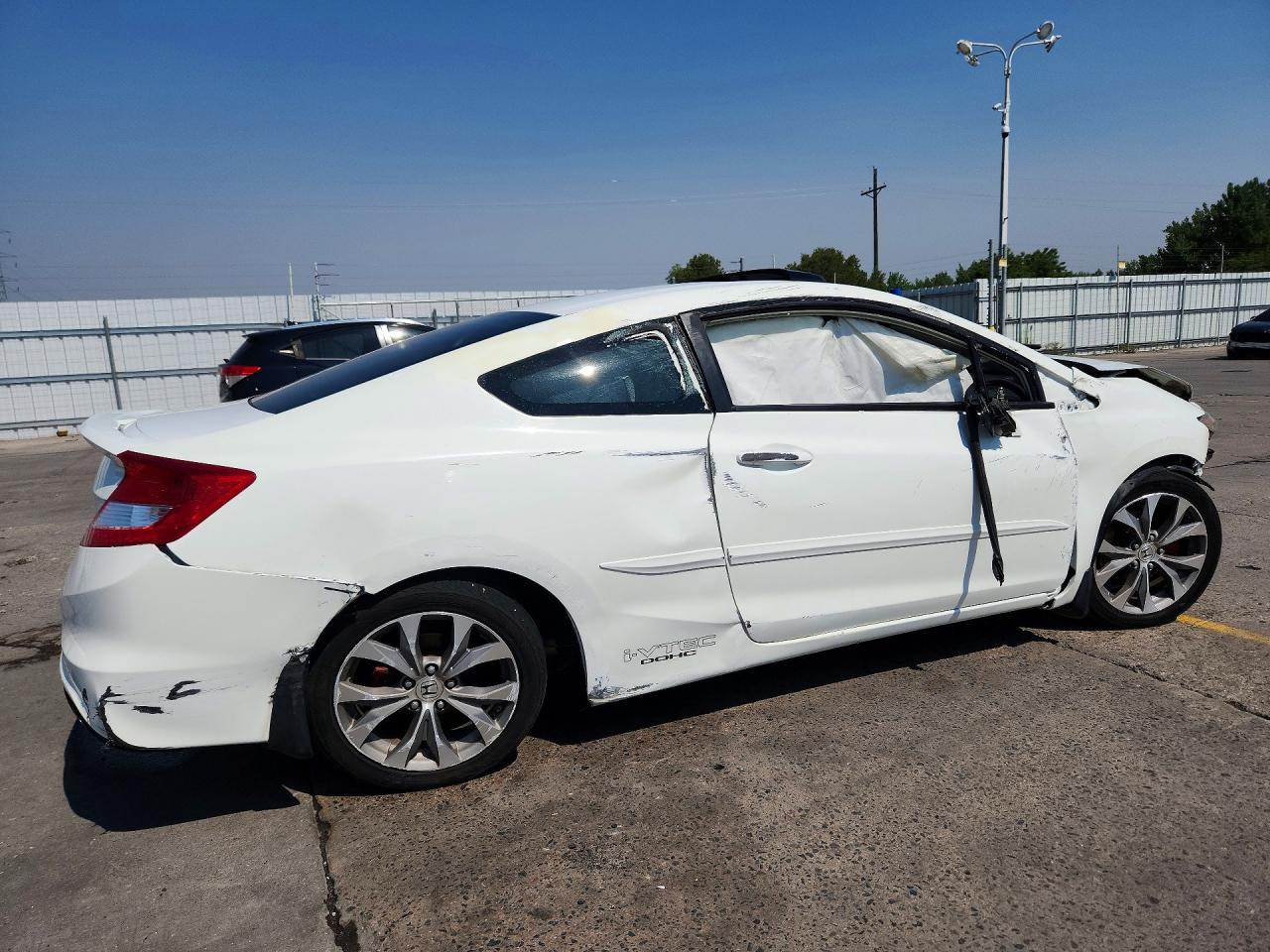 2012 Honda Civic Si White vin: 2HGFG4A50CH709584