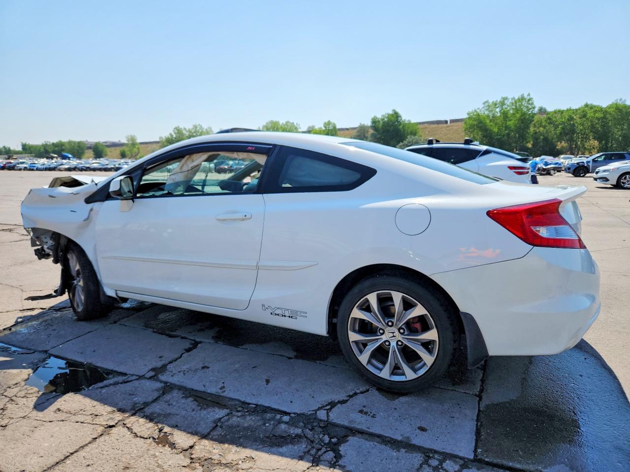 2012 Honda Civic Si White vin: 2HGFG4A50CH709584
