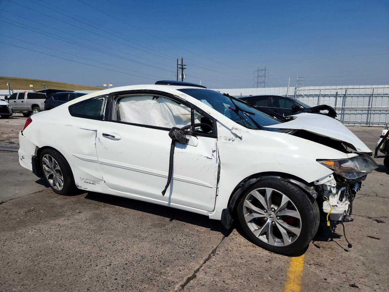 2012 Honda Civic Si White vin: 2HGFG4A50CH709584
