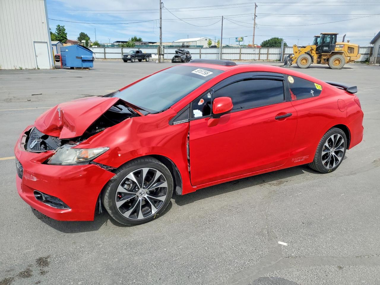 2013 Honda Civic Si Red vin: 2HGFG4A50DH700501
