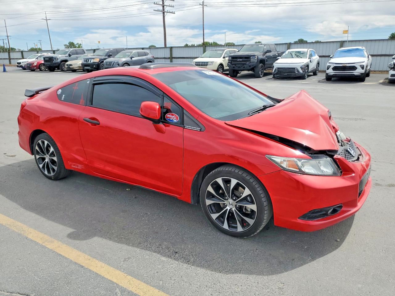 2013 Honda Civic Si Red vin: 2HGFG4A50DH700501