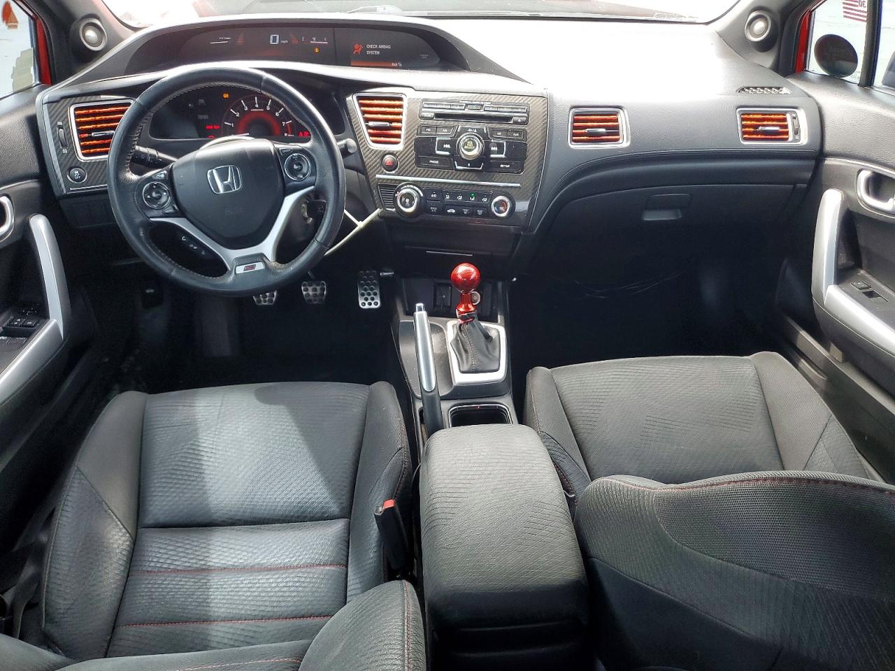 2013 Honda Civic Si Red vin: 2HGFG4A50DH700501