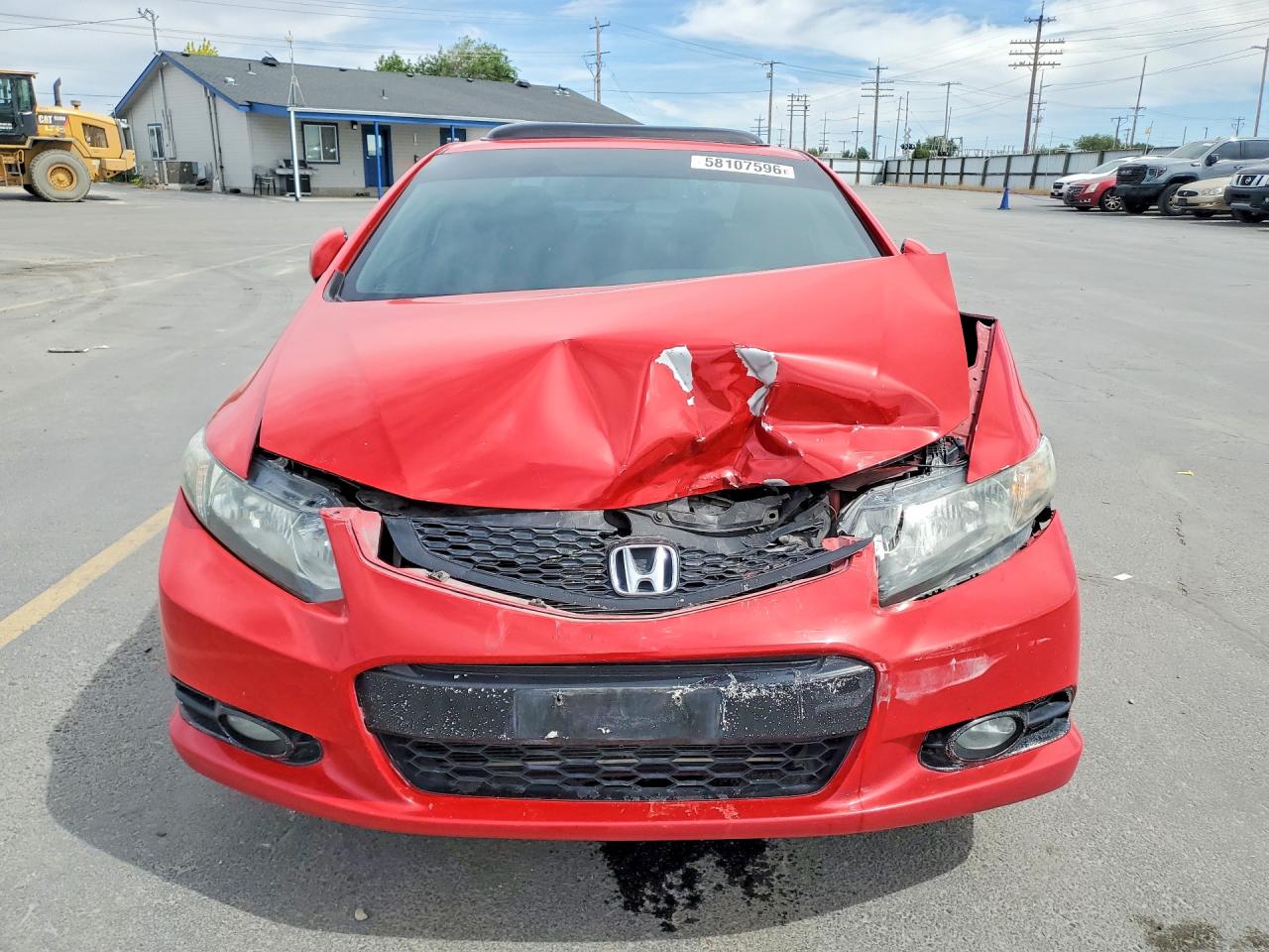 2013 Honda Civic Si Red vin: 2HGFG4A50DH700501