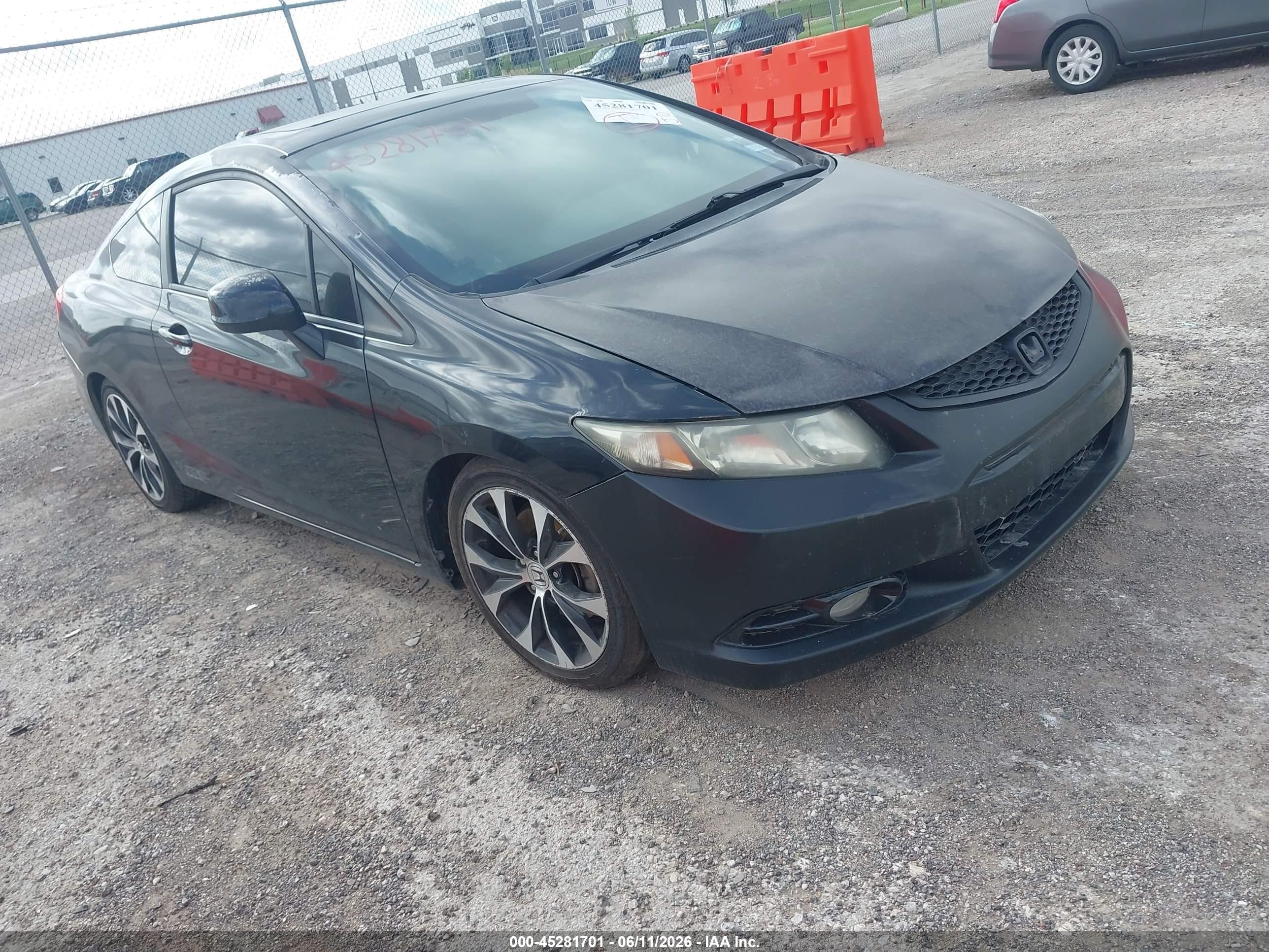 2013 Honda Civic Si Black vin: 2HGFG4A50DH700658