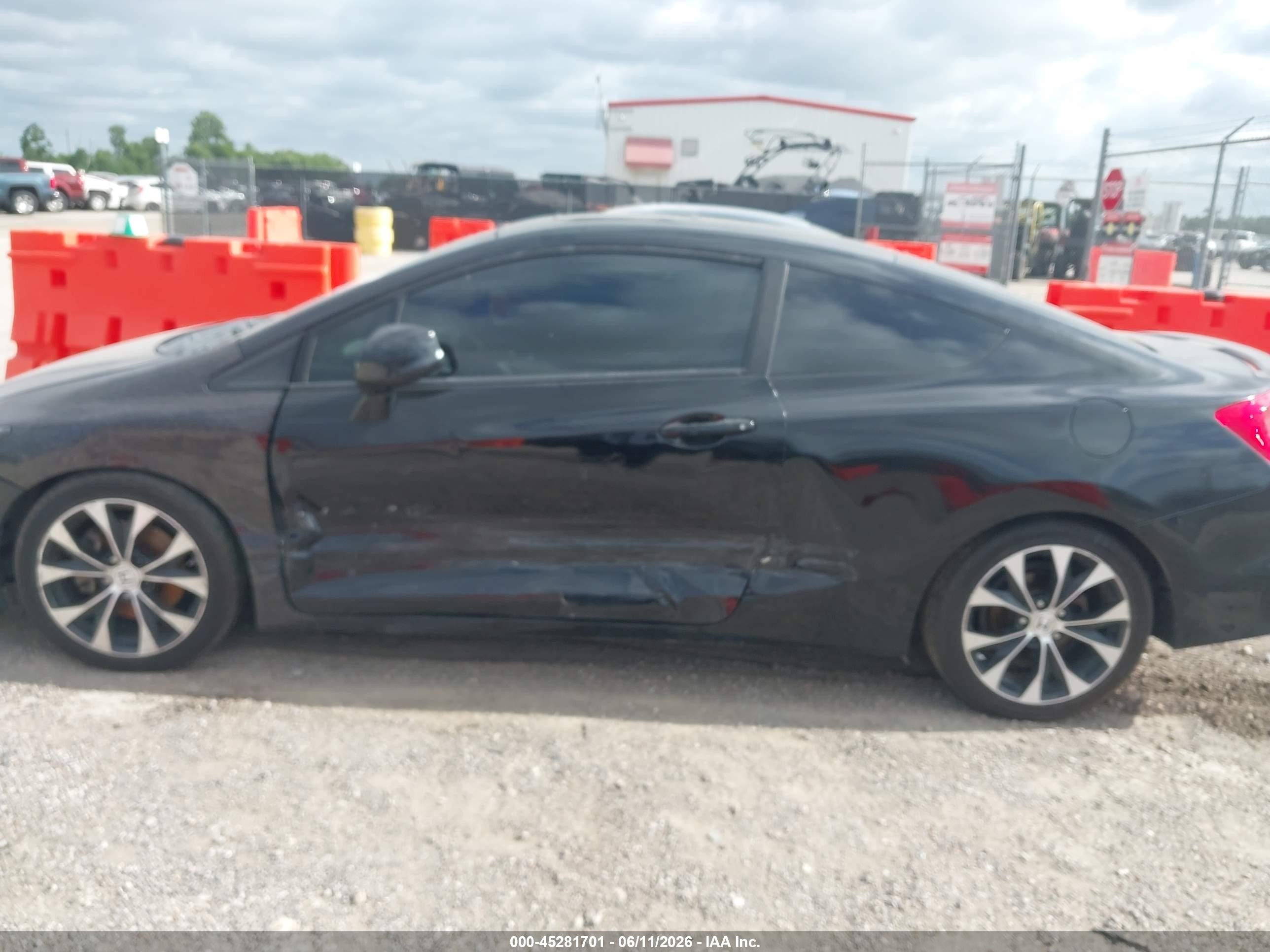2013 Honda Civic Si Black vin: 2HGFG4A50DH700658