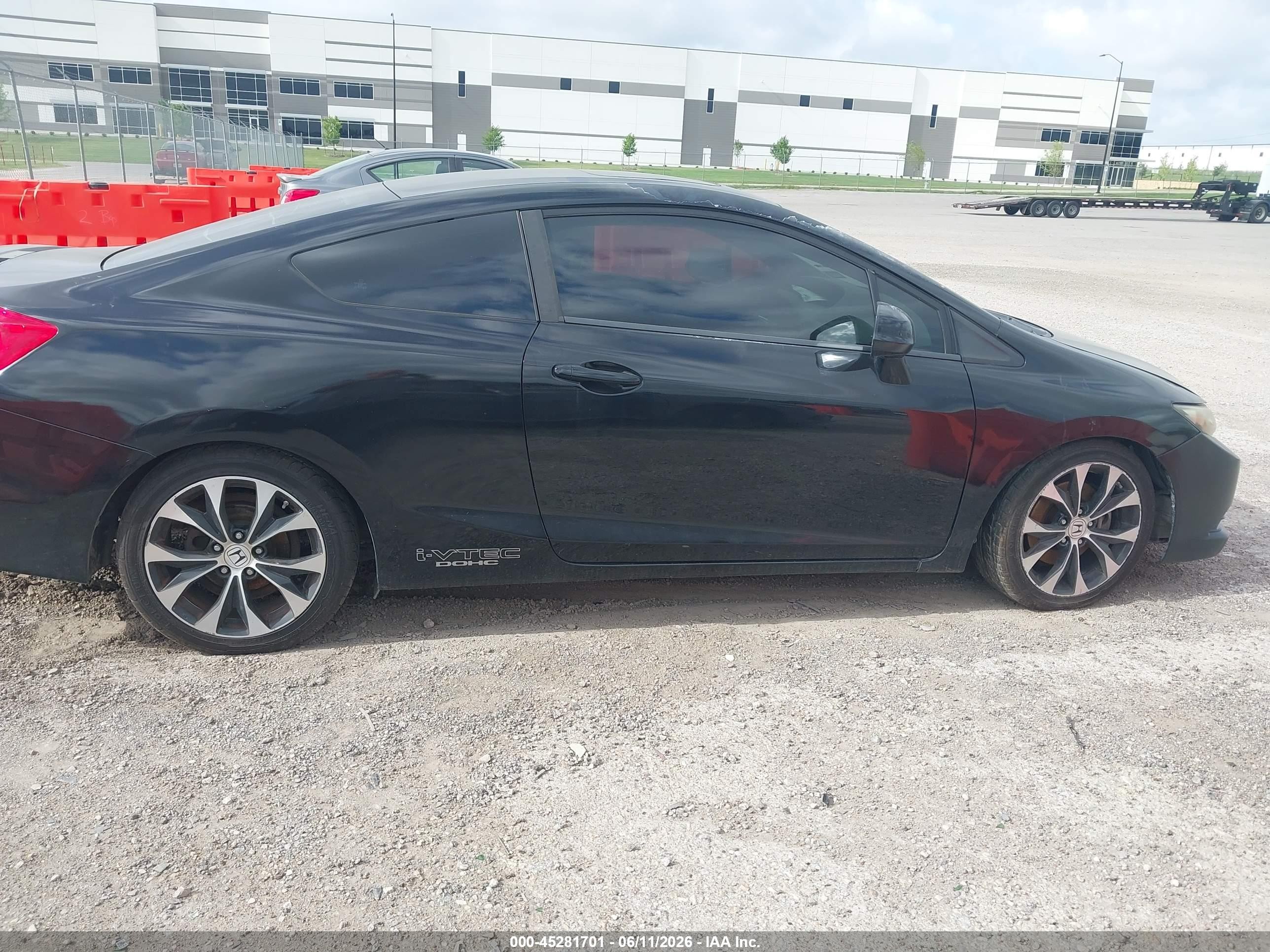 2013 Honda Civic Si Black vin: 2HGFG4A50DH700658