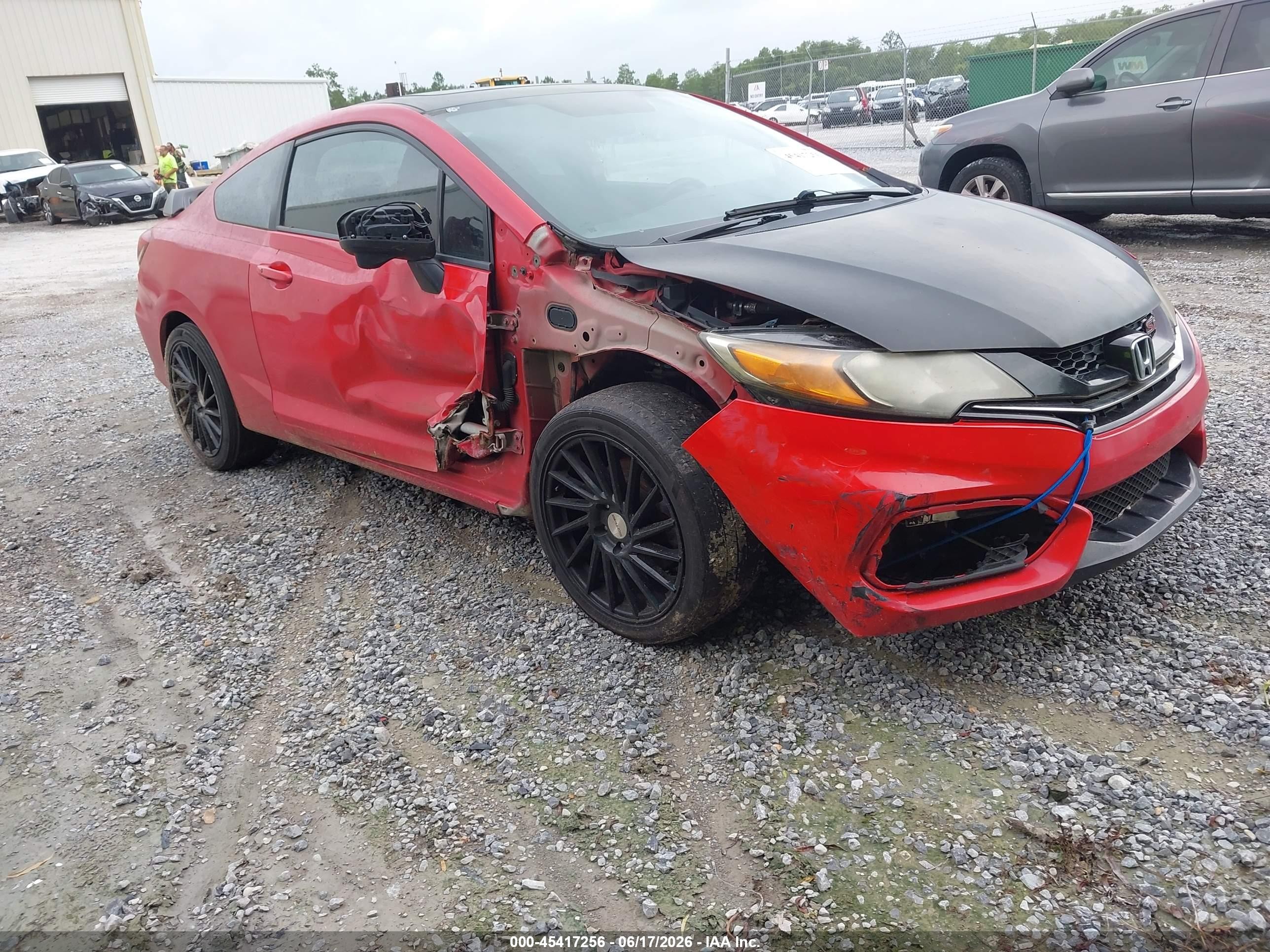 2015 Honda Civic Si Red vin: 2HGFG4A50FH701232