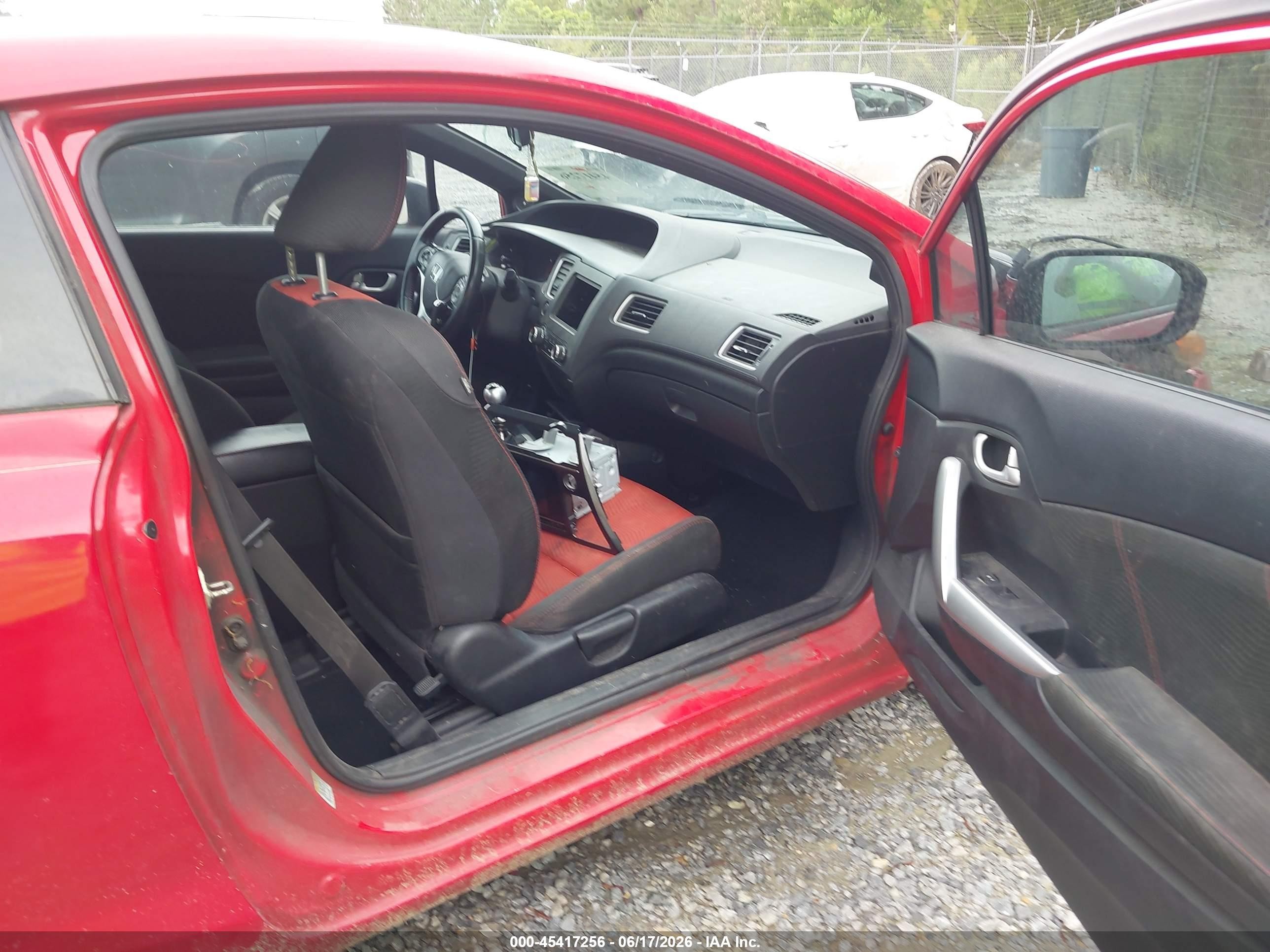 2015 Honda Civic Si Red vin: 2HGFG4A50FH701232