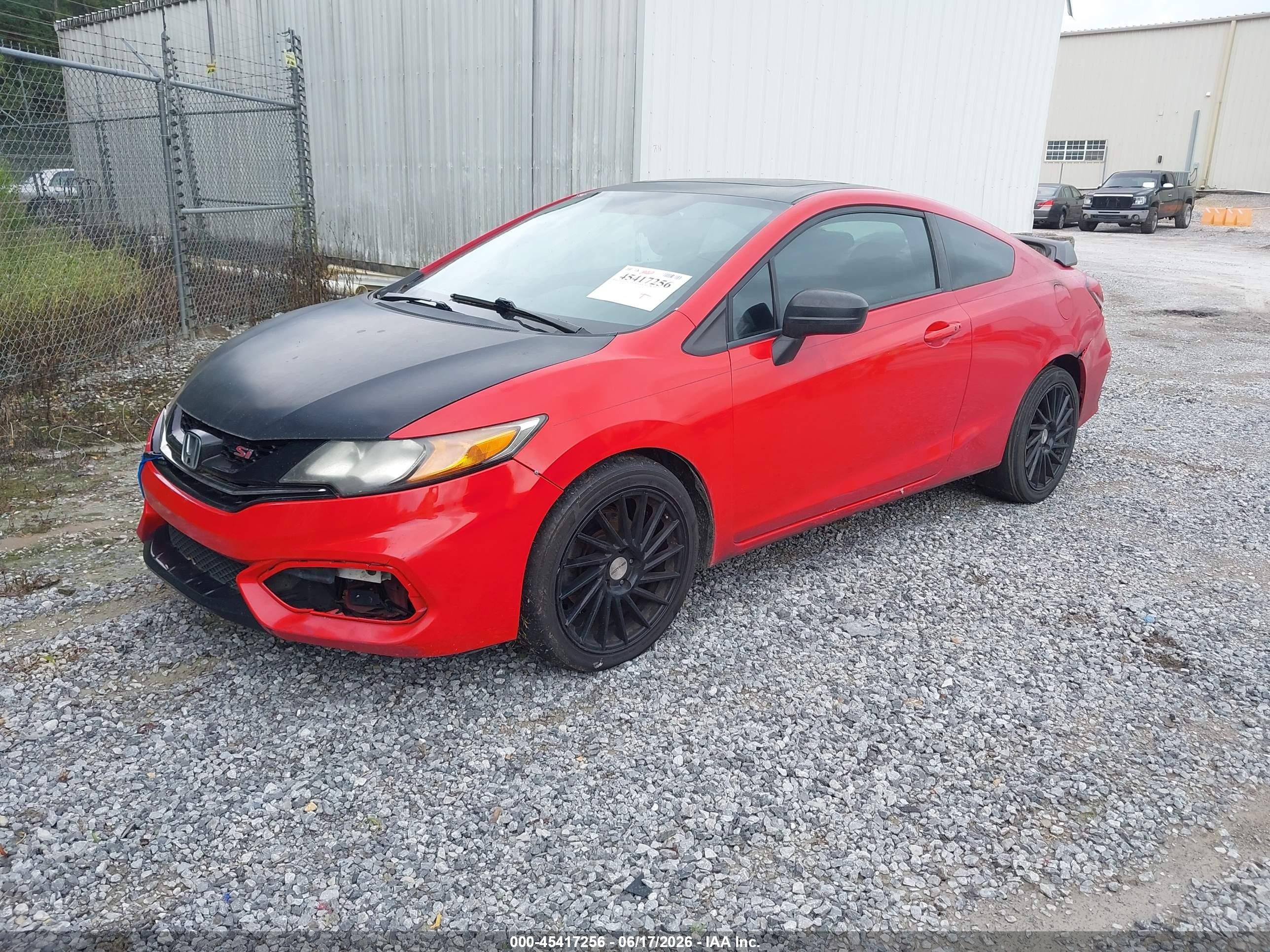 2015 Honda Civic Si Red vin: 2HGFG4A50FH701232