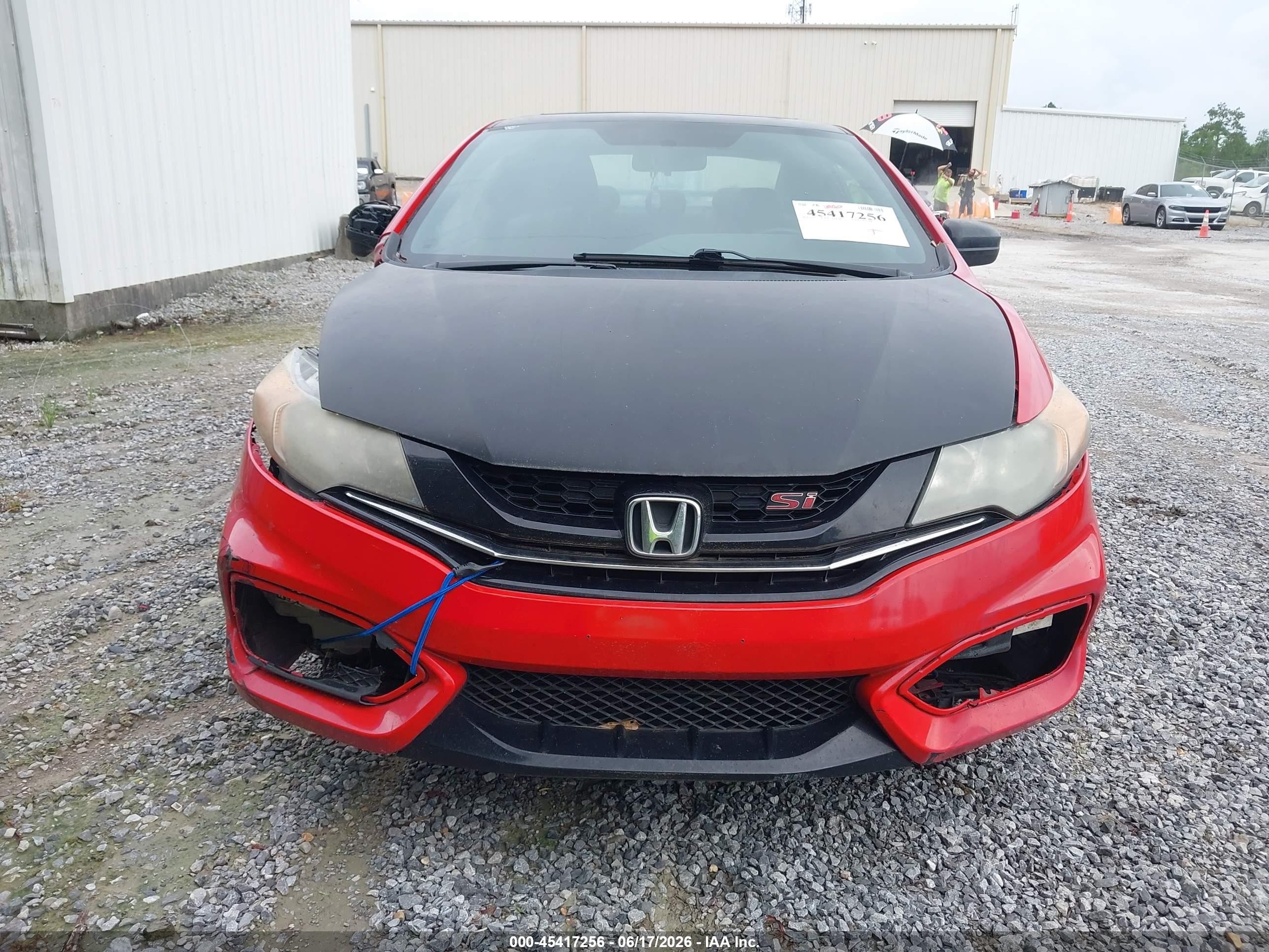 2015 Honda Civic Si Red vin: 2HGFG4A50FH701232