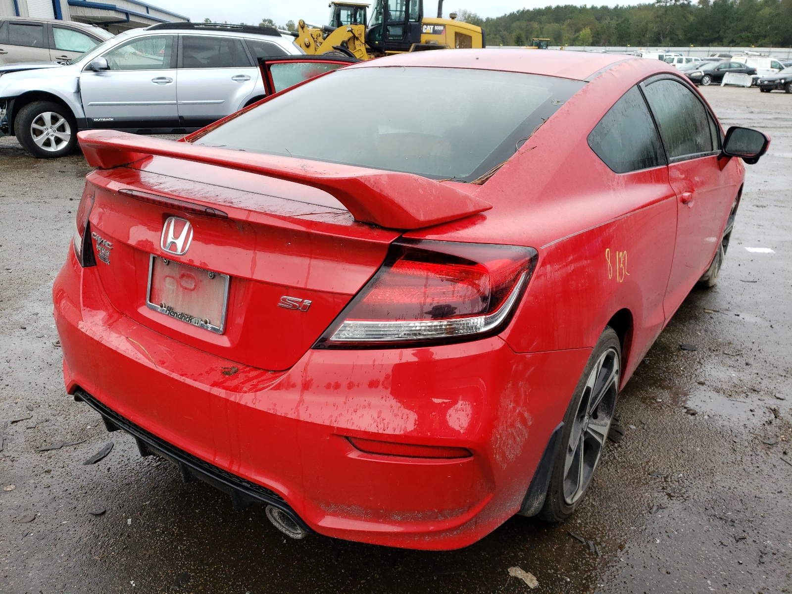 2015 Honda Civic Si Red vin: 2HGFG4A50FH703451