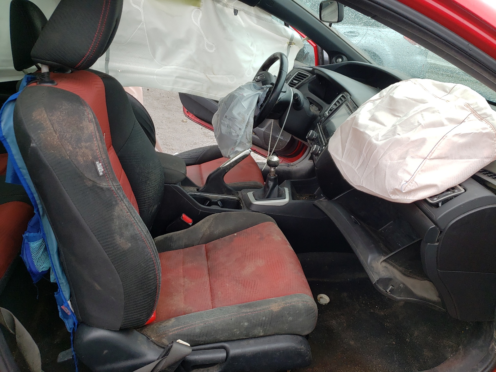 2015 Honda Civic Si Red vin: 2HGFG4A50FH703451