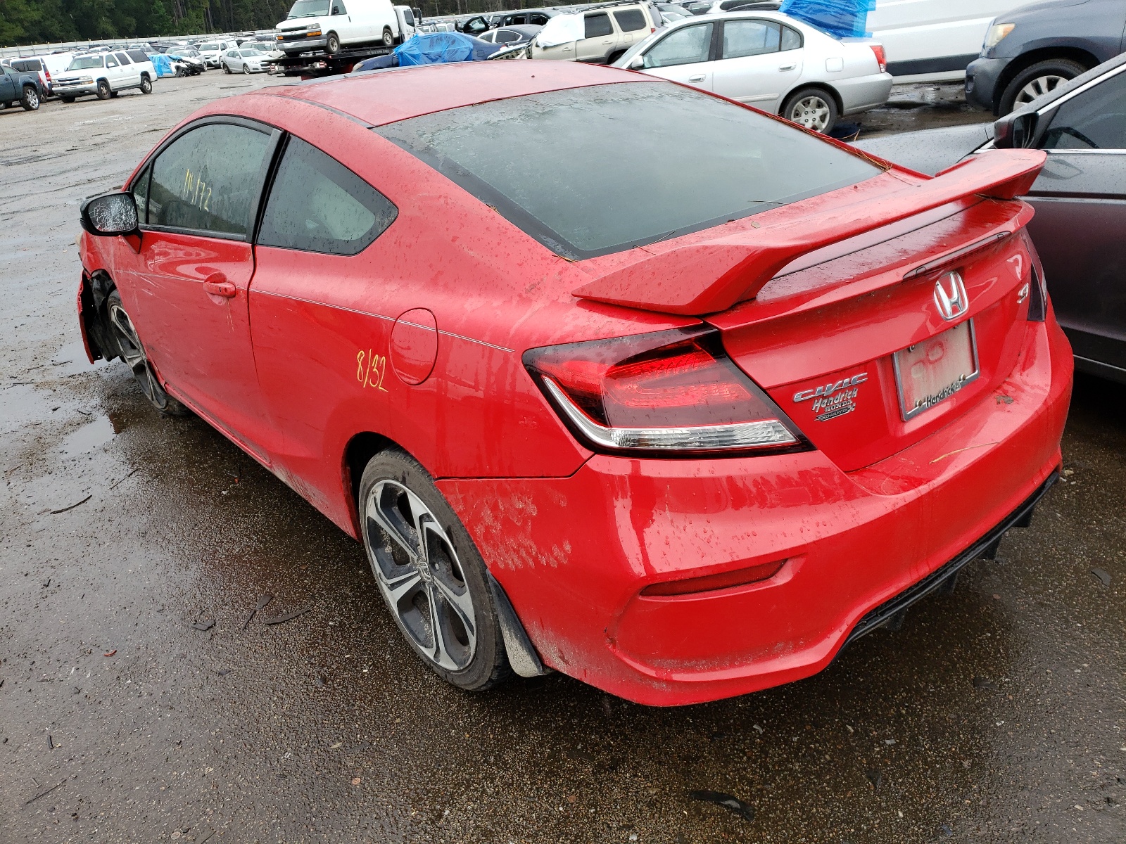 2015 Honda Civic Si Red vin: 2HGFG4A50FH703451